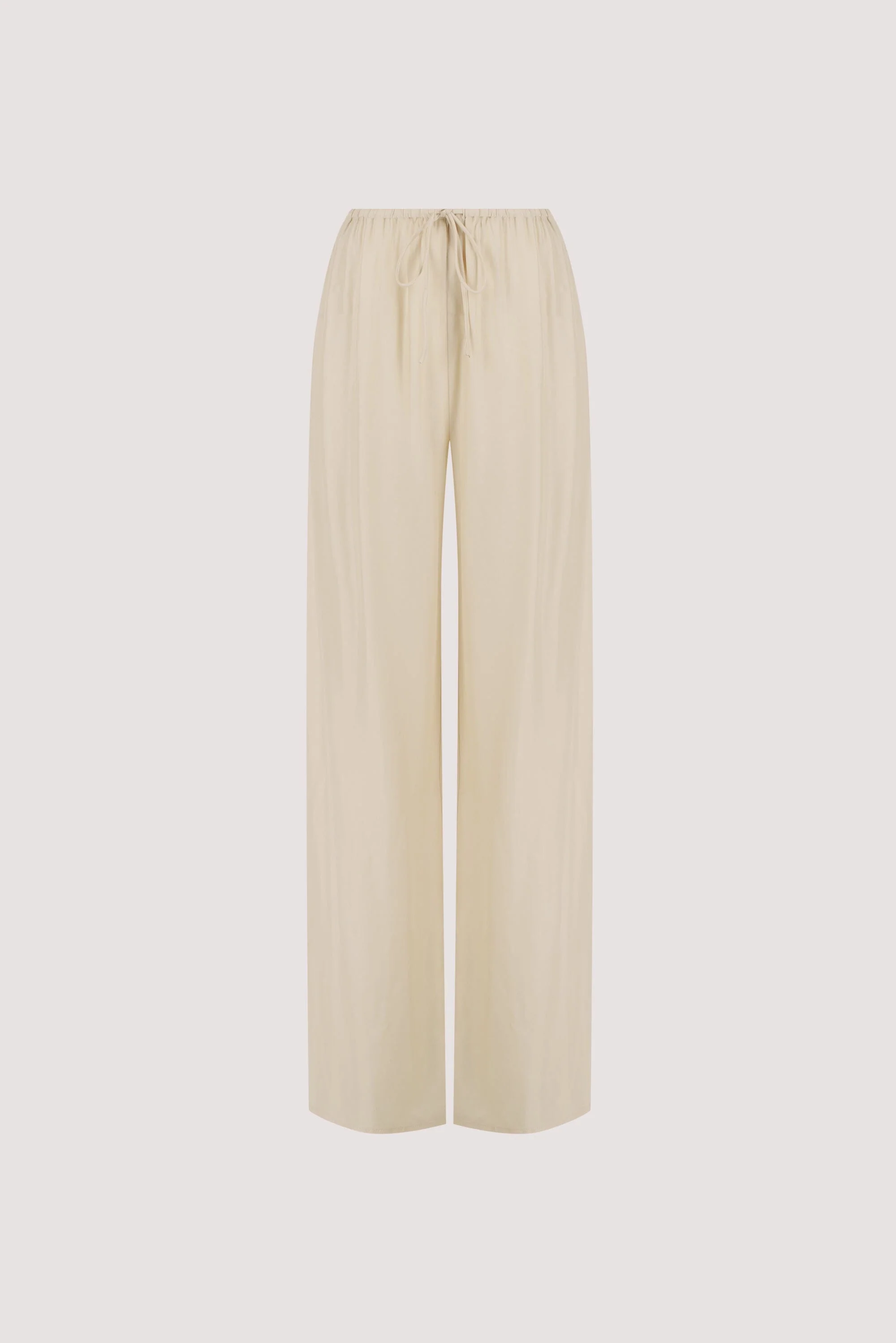 ADDIE STRAW CUPRO DRAWSTRING PANT - Image 9