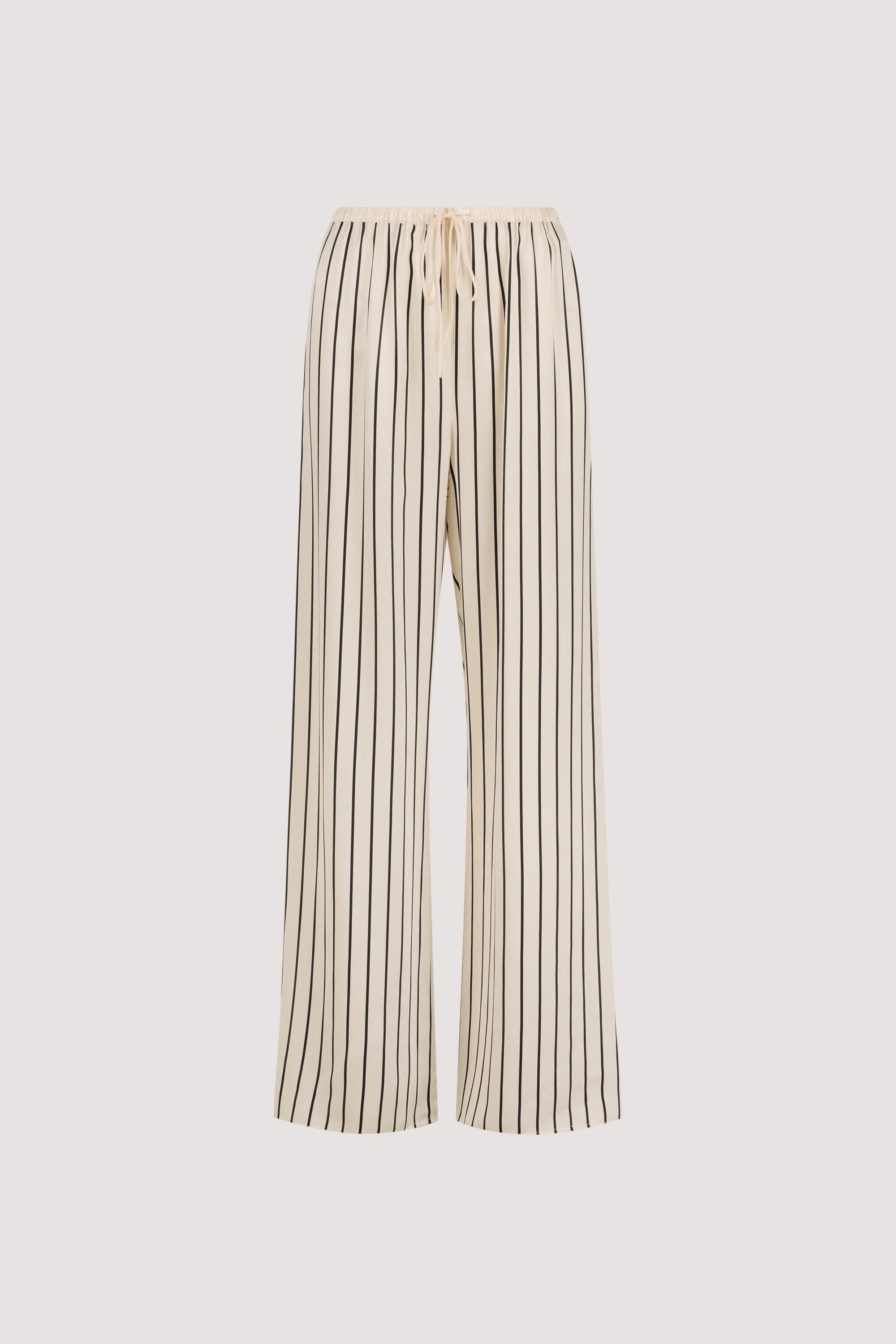 ADRIENNE CREAM STRIPE SILK PANT - Image 8
