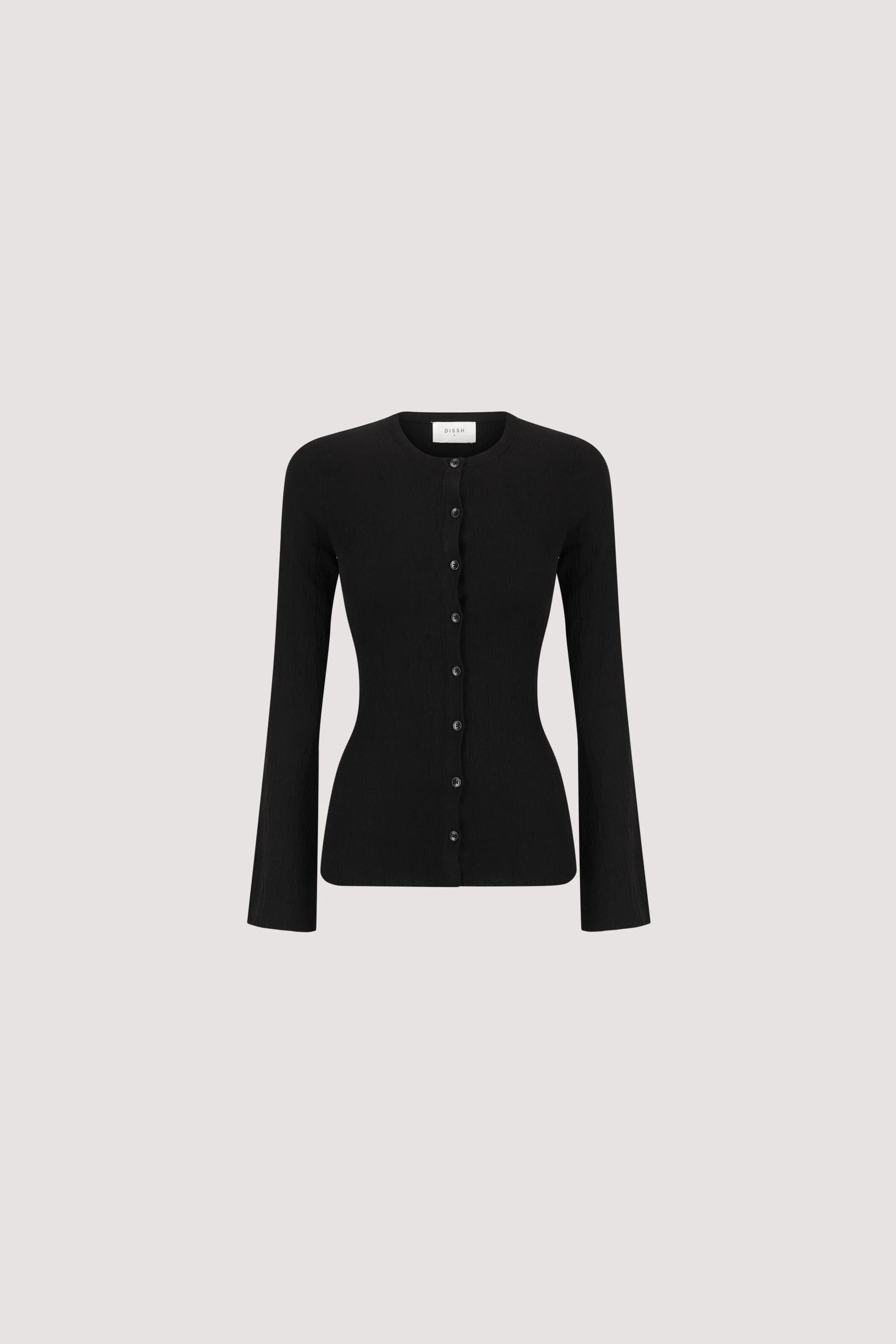 ALIAS BLACK LONG SLEEVE KNIT TOP - Image 8