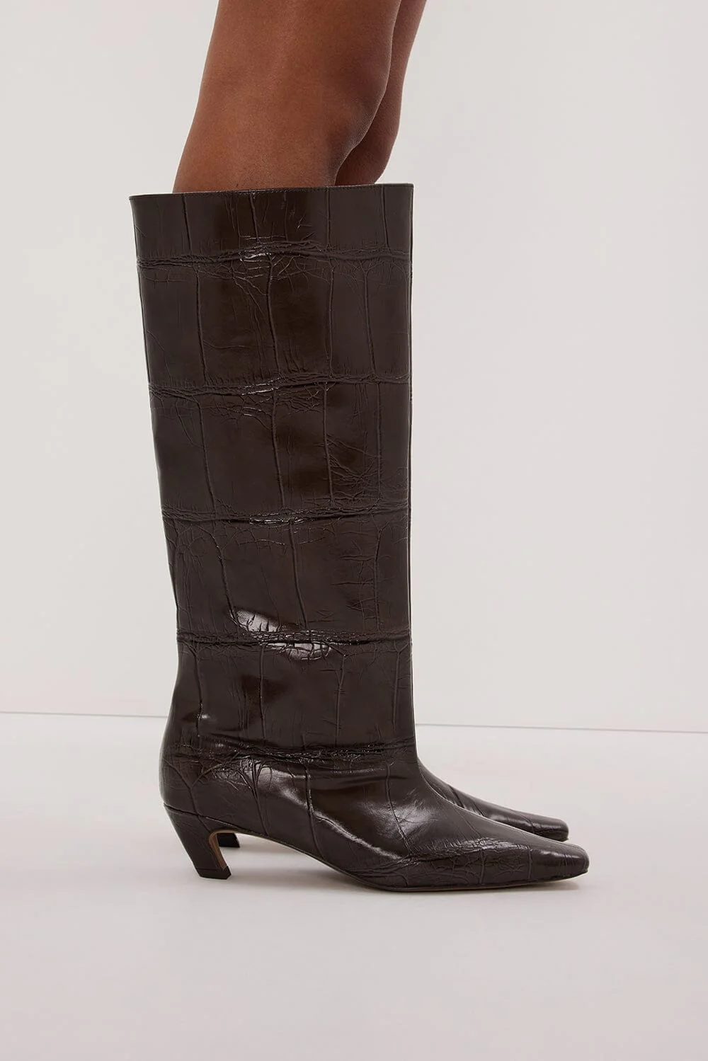 ALIAS MAE CRAWFORD BOOT CHOC CROC - Image 2