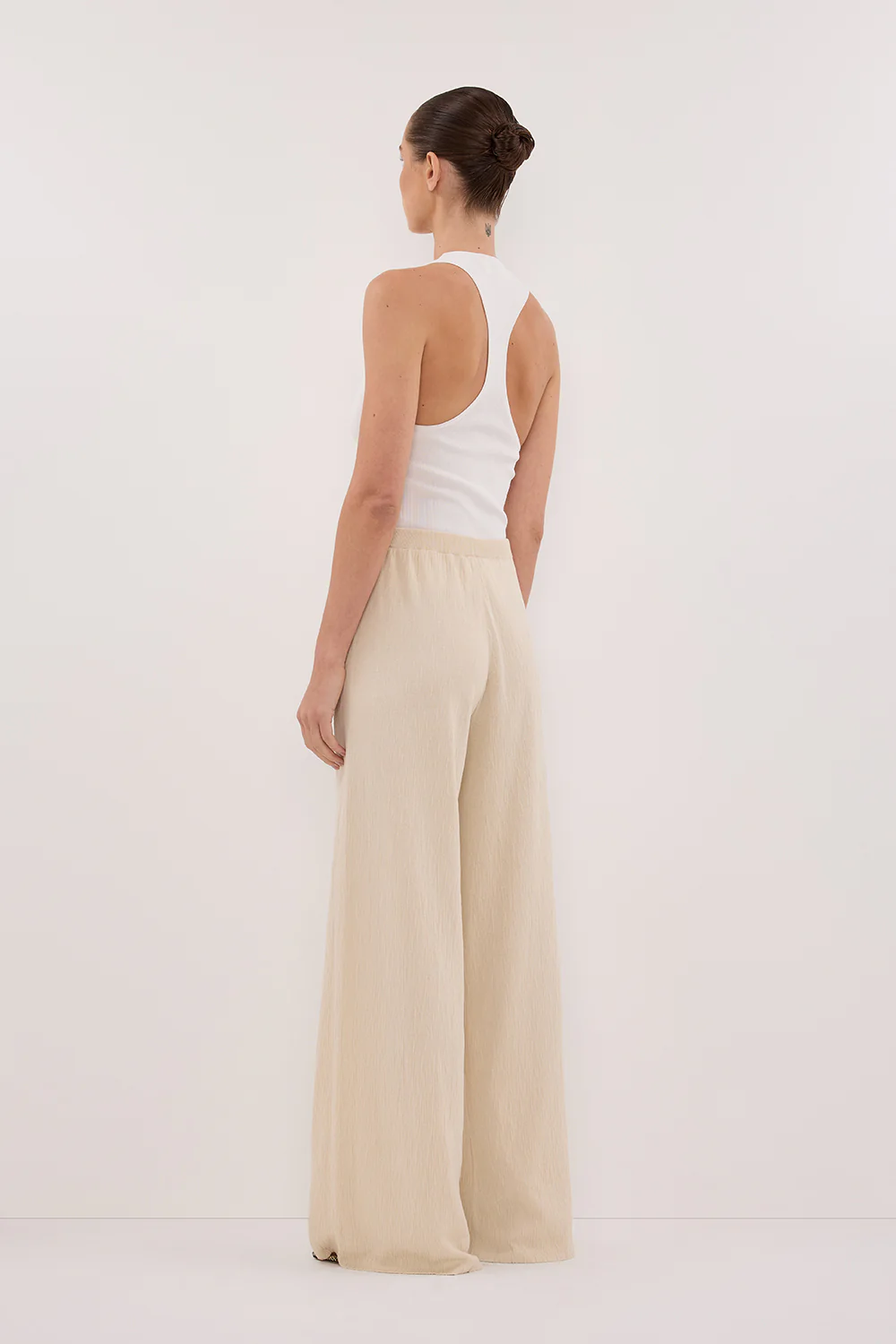 ALIAS NATURAL TEXTURED KNIT PANT - Image 4