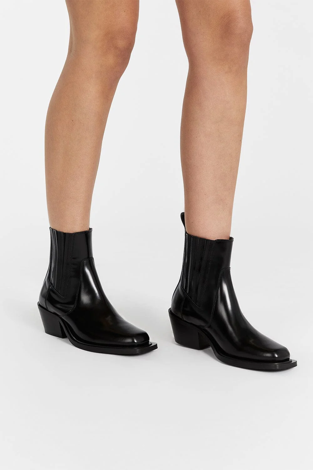 ALOHAS DENVER BLACK LEATHER BOOT - Image 4
