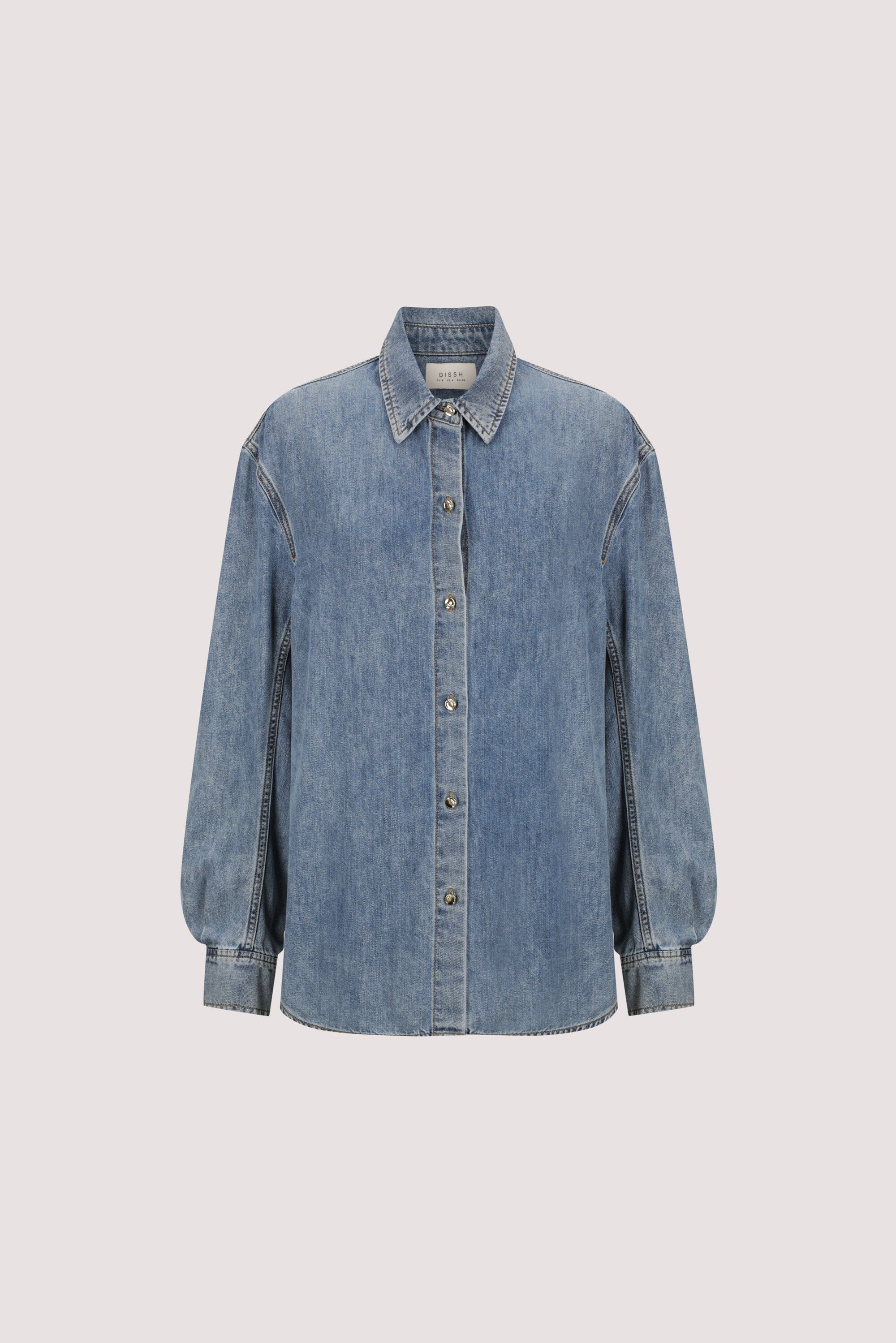 AMARA LIGHT BLUE DENIM SHIRT - Image 7