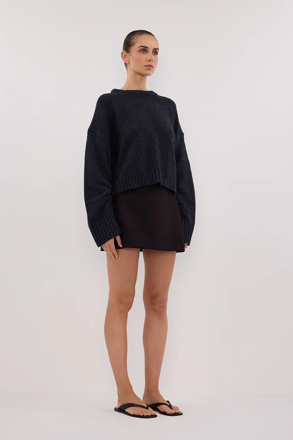AMY INK CREW NECK KNIT JUMPER - Image 3