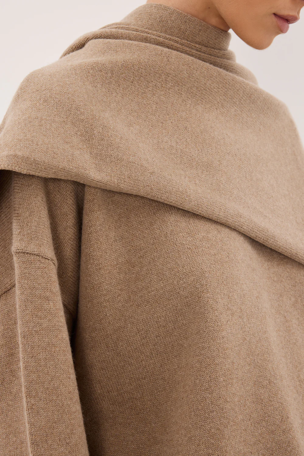 ANDIE OAT SCARF KNIT SWEATER - Image 5