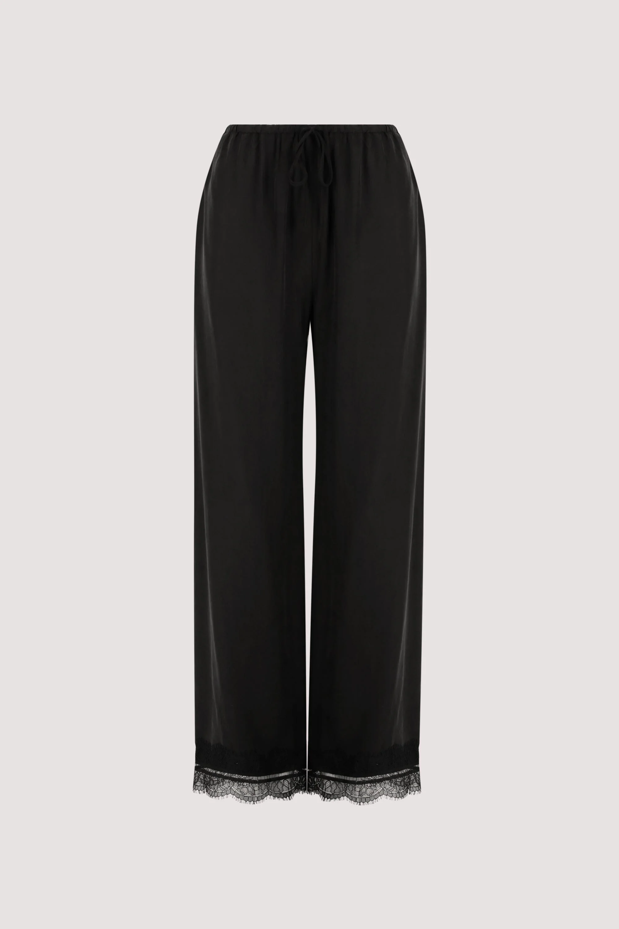 ANDREA BLACK CUPRO LACE PANT - Image 9