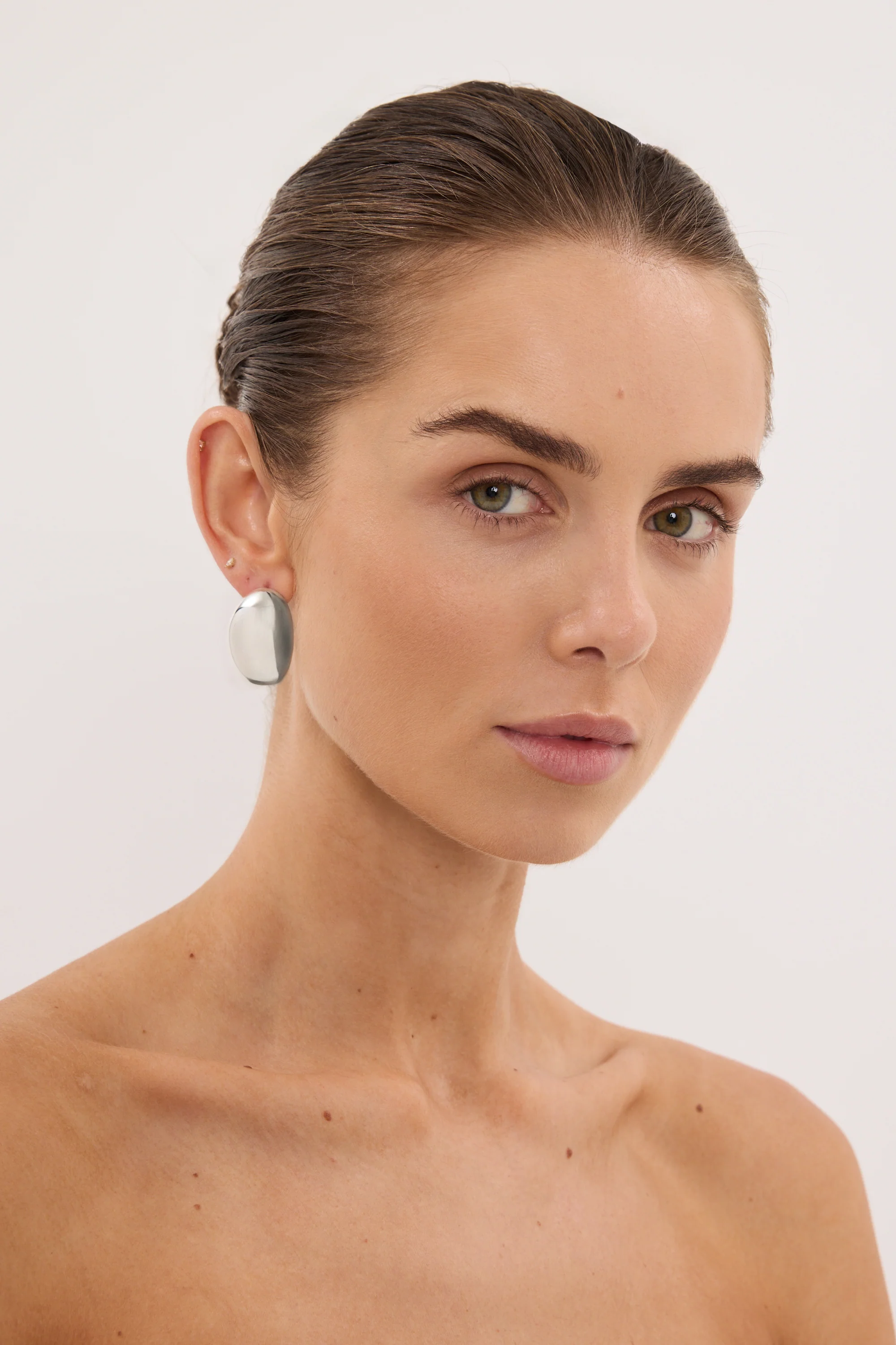 ANNA ROSSI PRISM EARRING LIGHT SILVER - Image 2