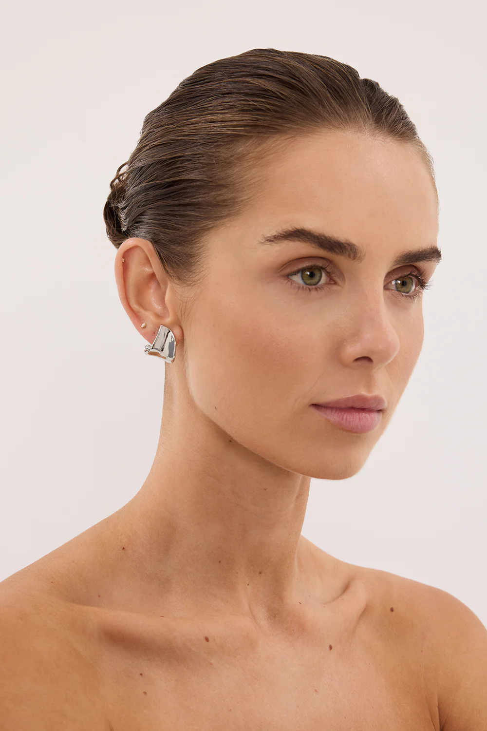 ANNA ROSSI VEIL EARRING RHODIUM SILVER - Image 2