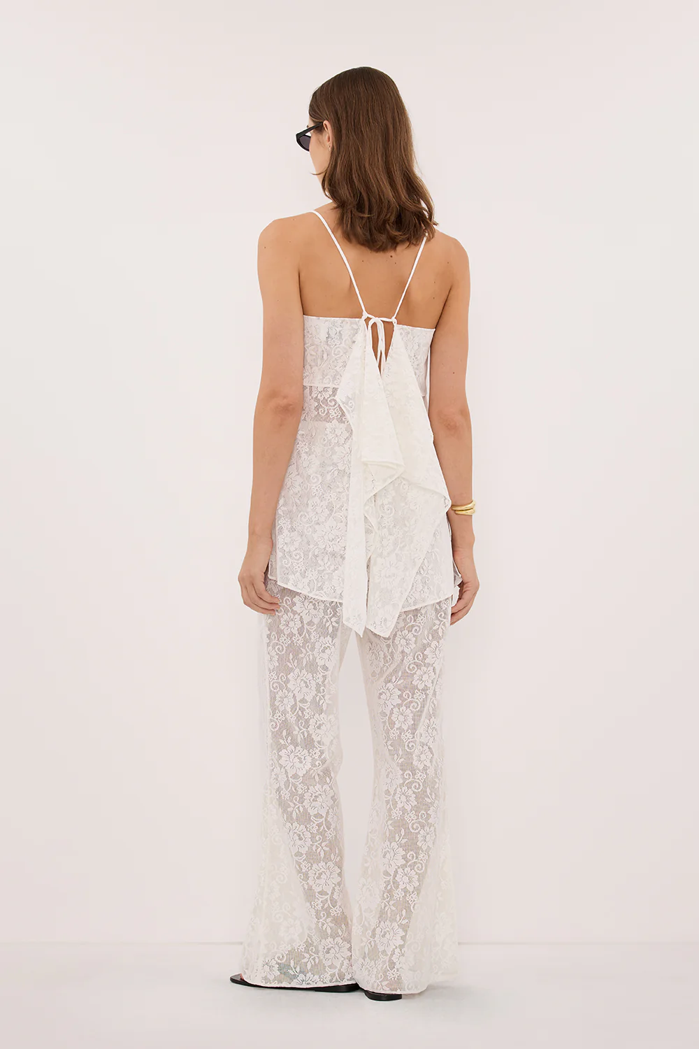 ANYA WHITE LACE PANT - Image 7