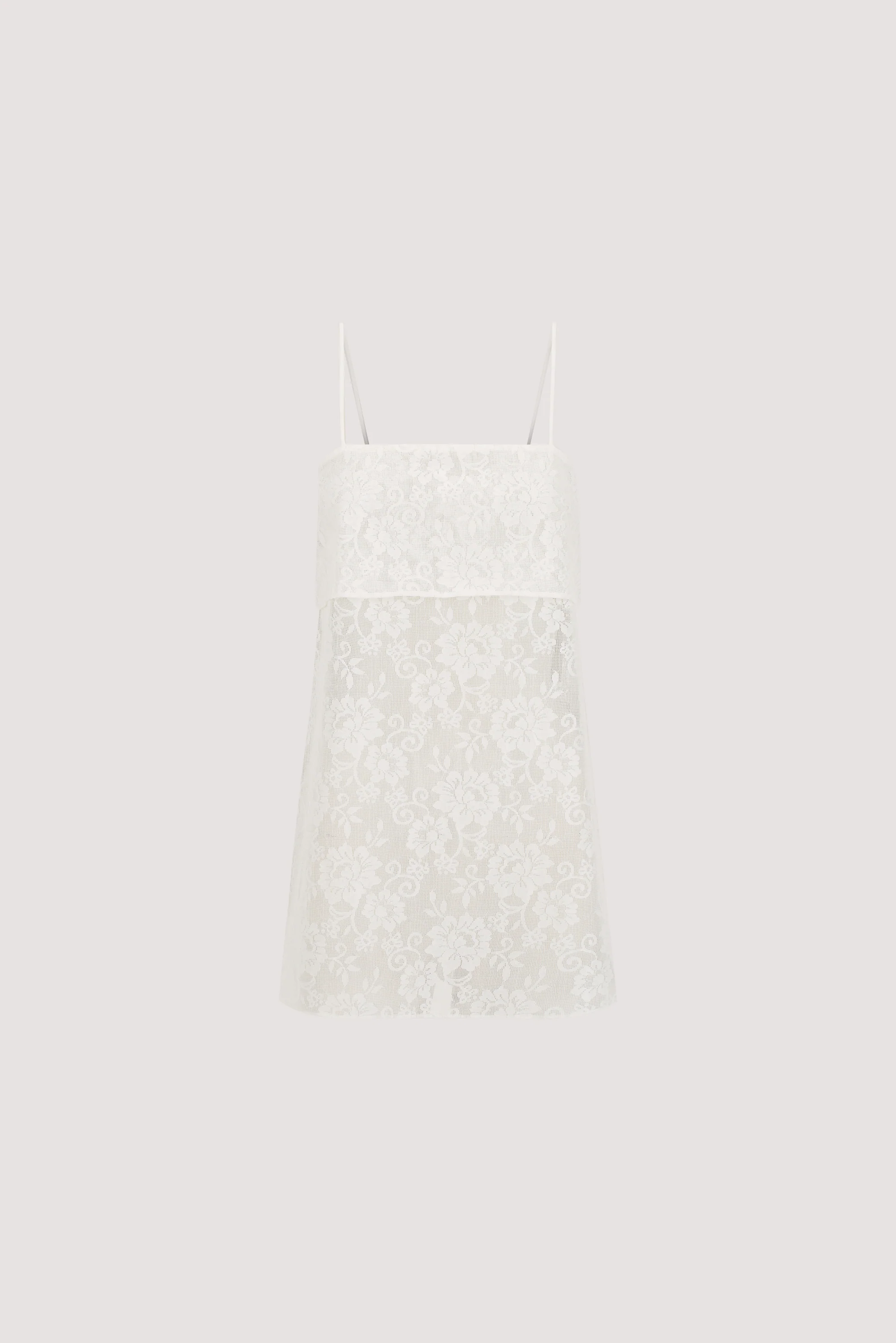 ANYA WHITE LACE WATERFALL TOP - Image 9