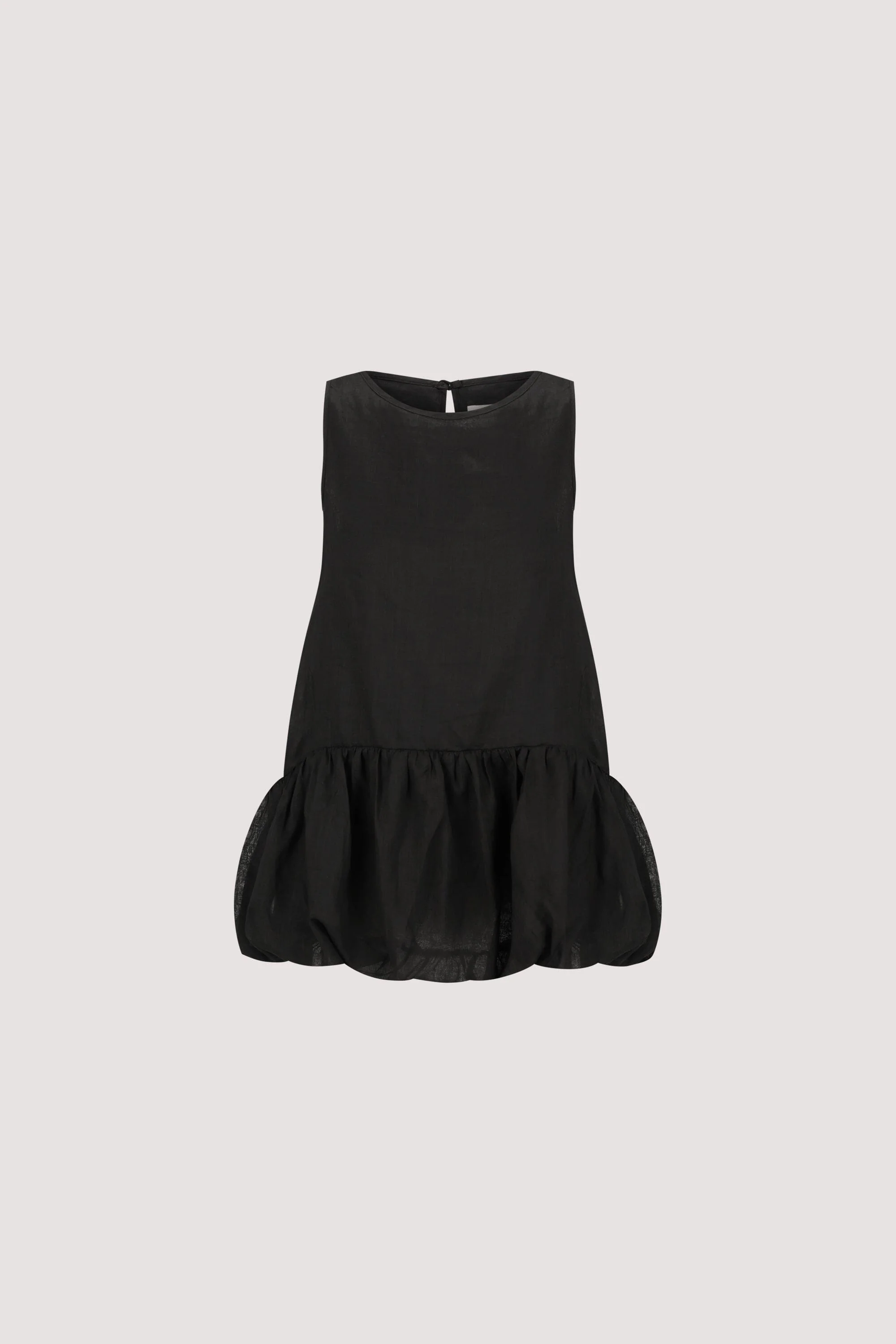ARLO BLACK RAMIE DROP WAIST TOP - Image 8