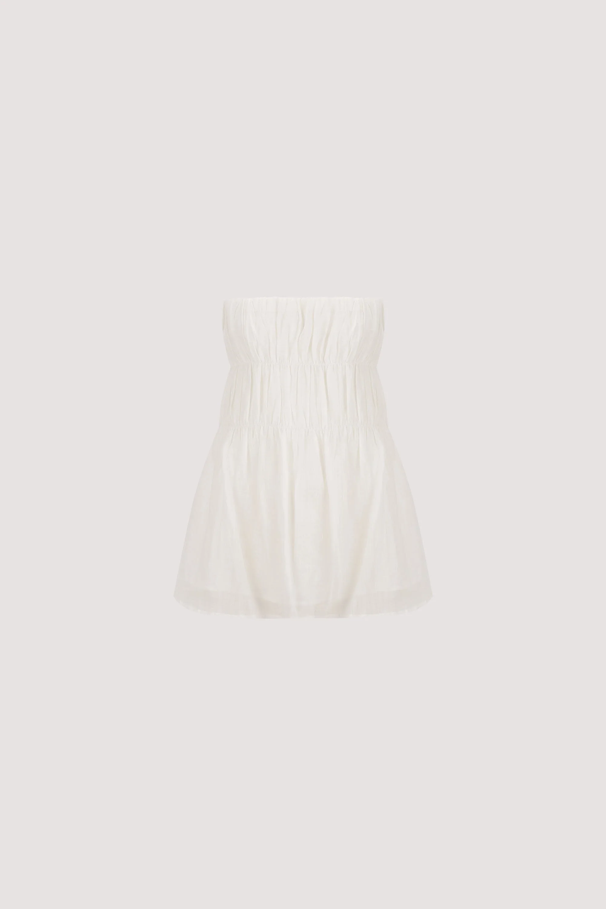 ARTIE WHITE RAMIE STRAPLESS TOP - Image 6