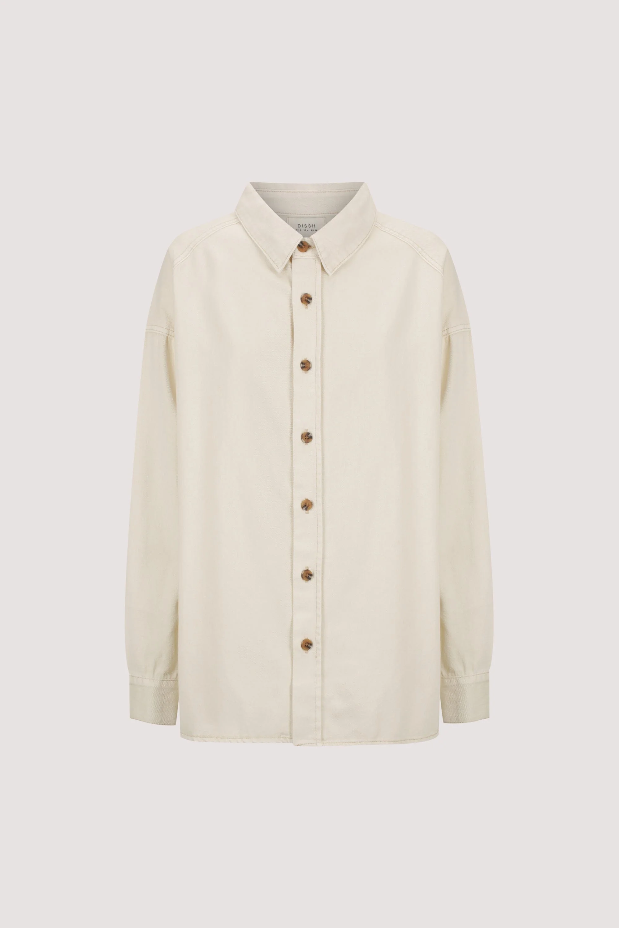 ASHTON NATURAL OVERSIZED DENIM SHIRT - Image 7