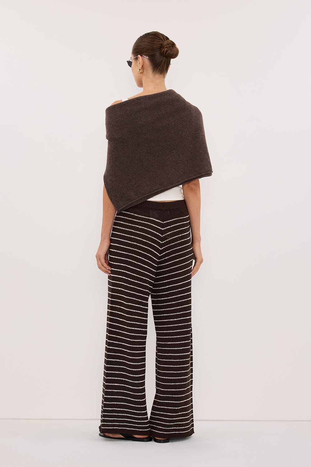 ASPEN CHOC STRIPE KNIT PANT - Image 4