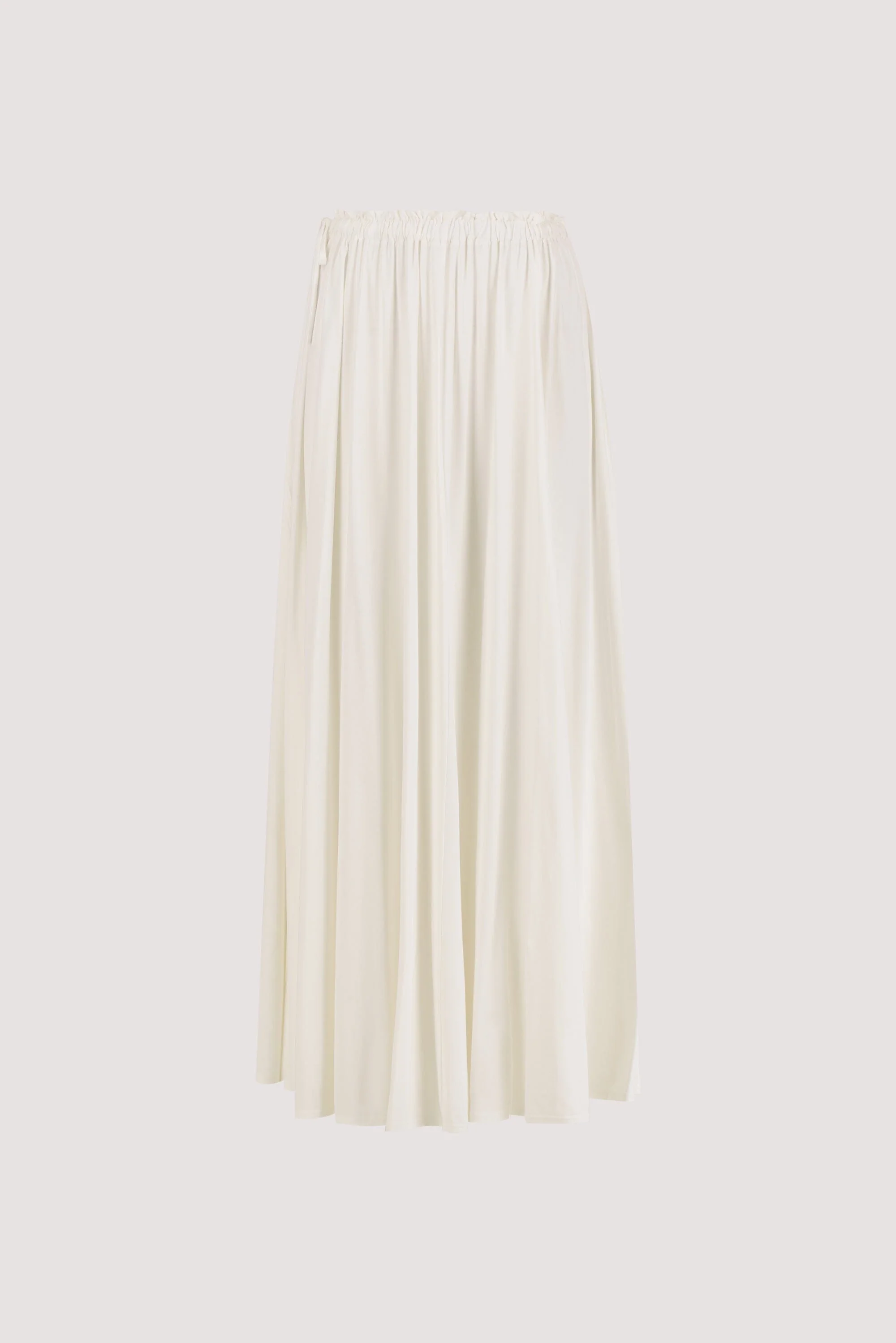 AVA OFF WHITE MODAL BLEND MIDI SKIRT - Image 9