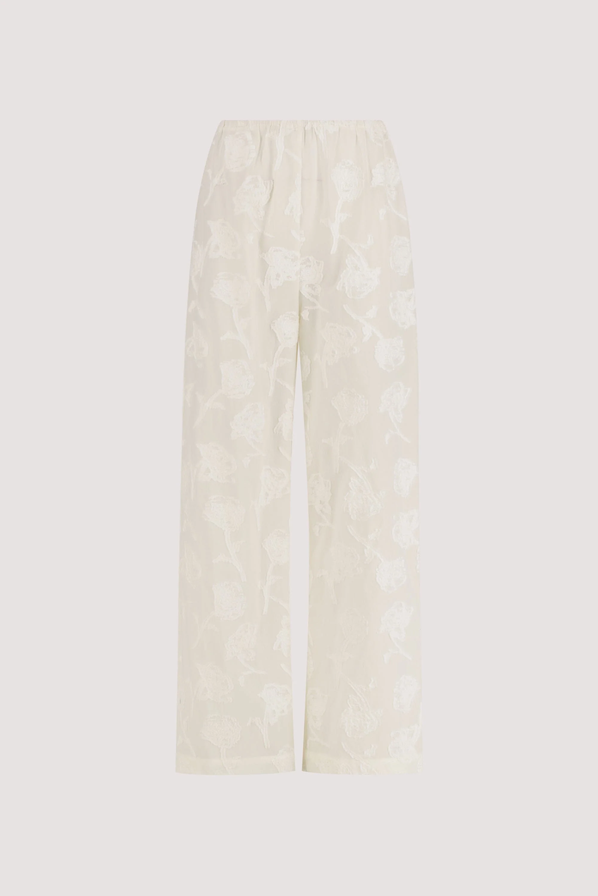 AZALEA OFF WHITE JACQUARD PANT - Image 8