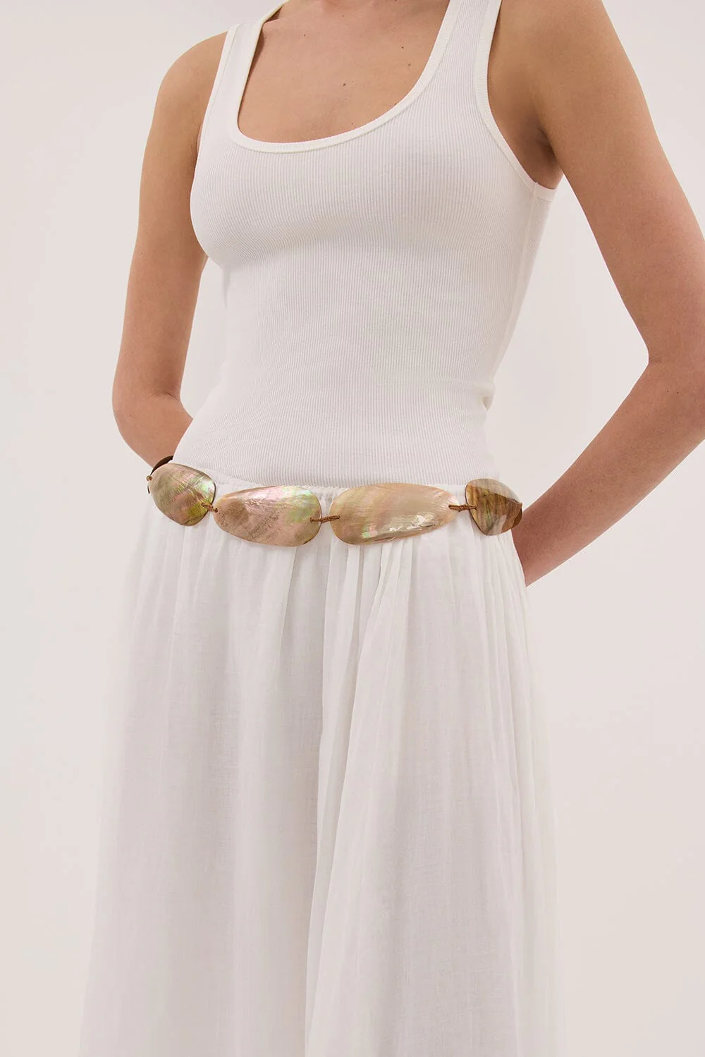 BALI TAILOR LA PAREO IVORY BELT 001 - Image 4