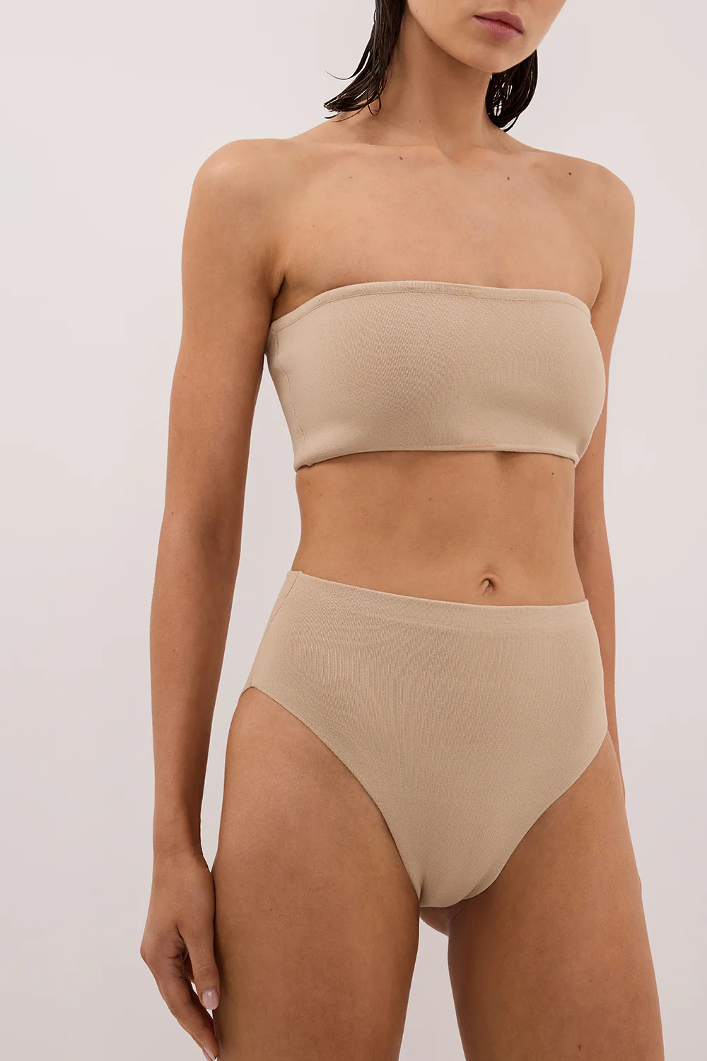 BASE BEIGE HIGH WAIST BRIEF - Image 5
