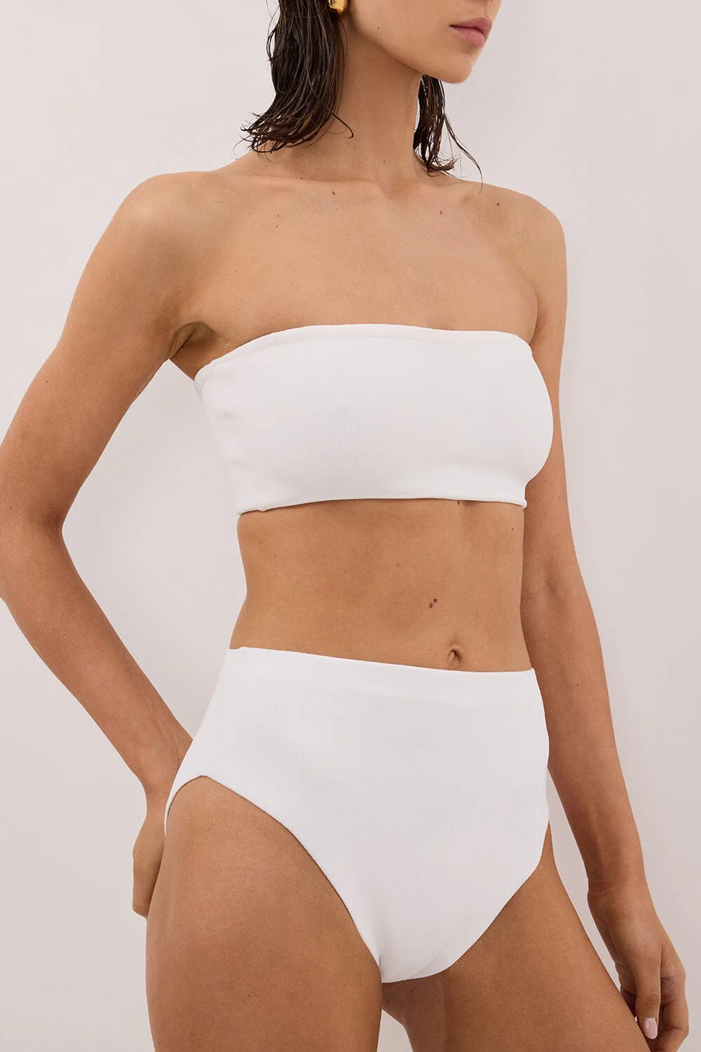 BASE OFF WHITE HIGH WAIST BRIEF - Image 5