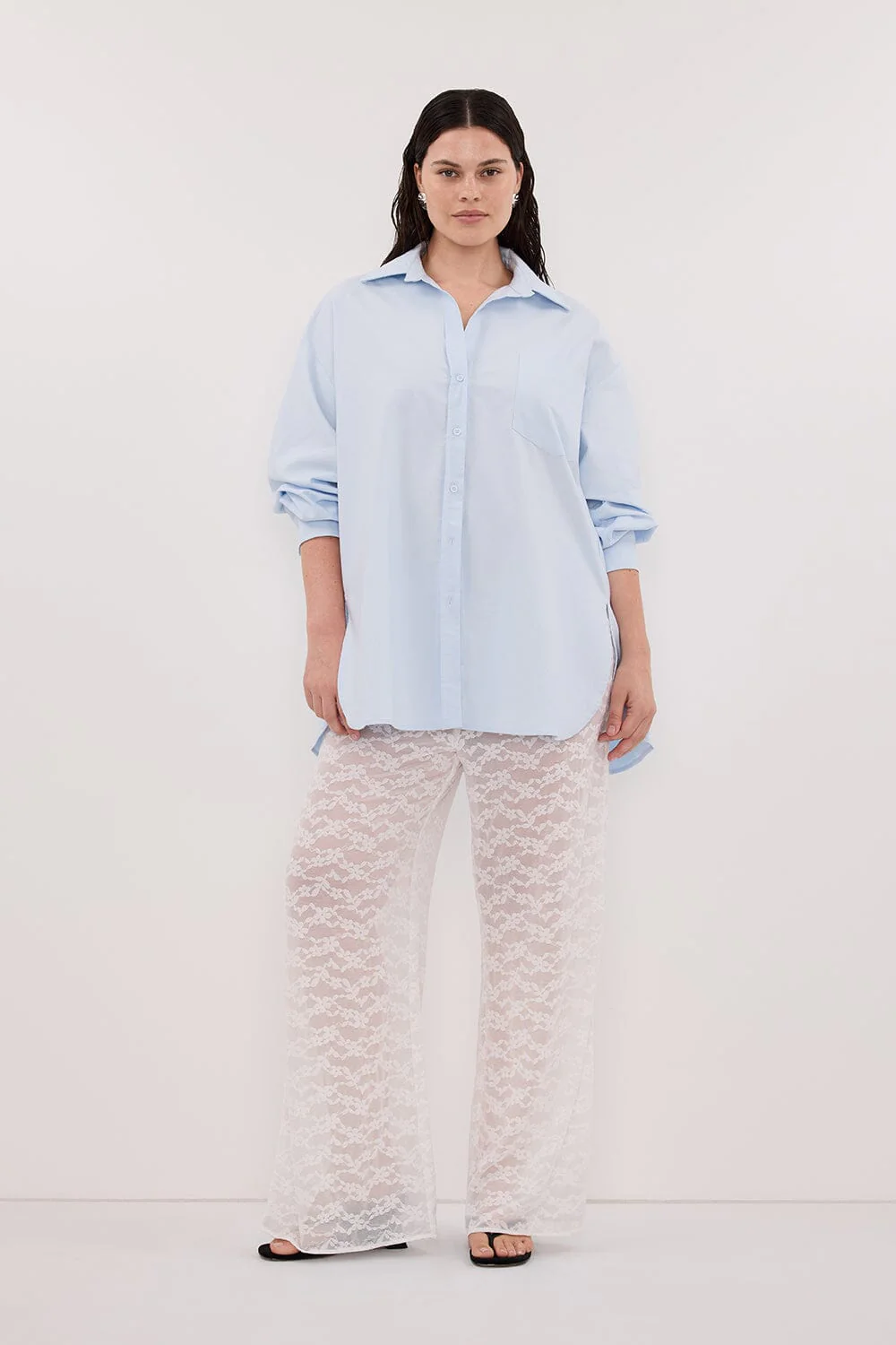 BELLE WHITE LACE PANT - Image 6