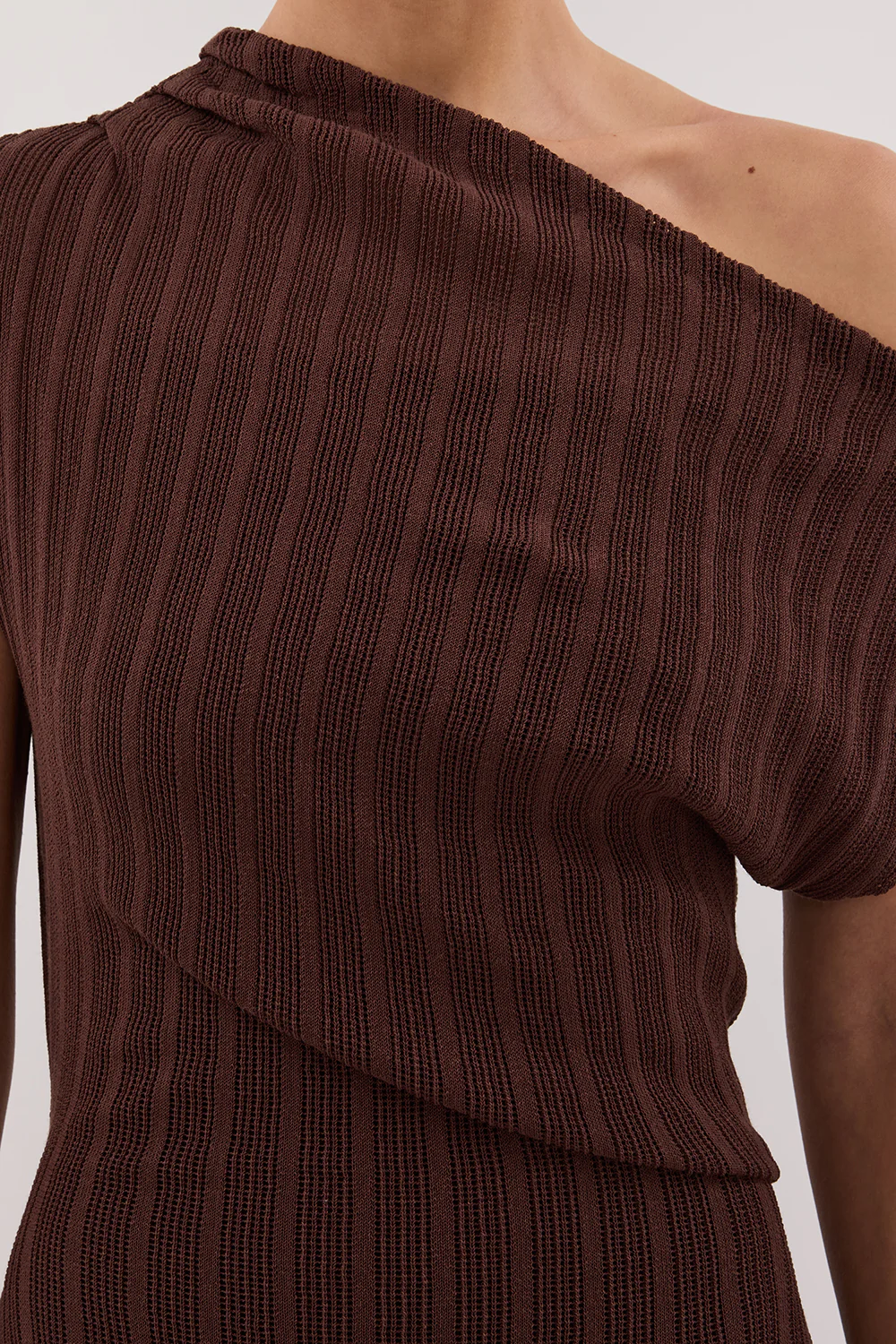 BOWIE WALNUT KNIT MAXI DRESS - Image 5