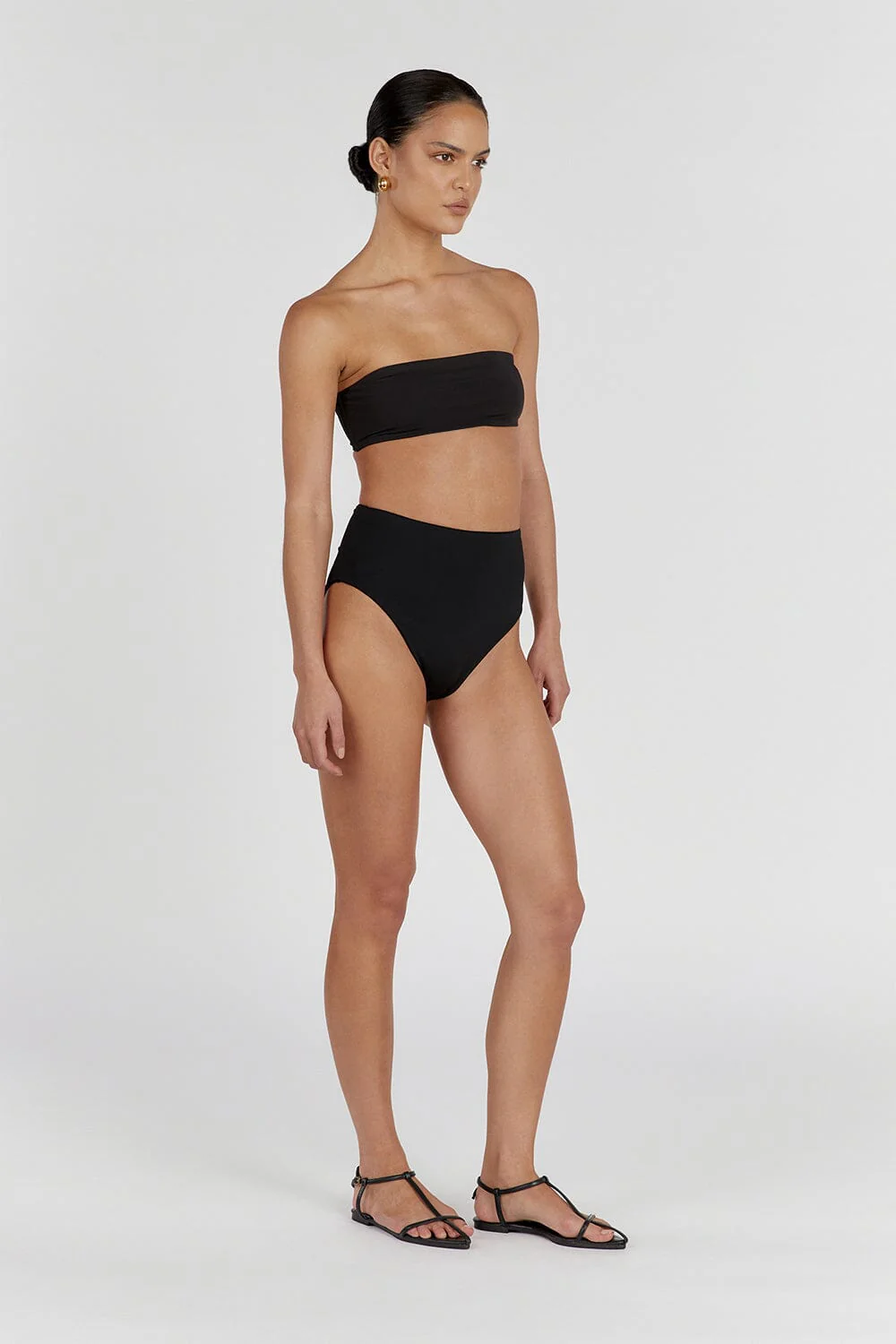 CALLIE BLACK HIGH WAISTED BRIEF - Image 3