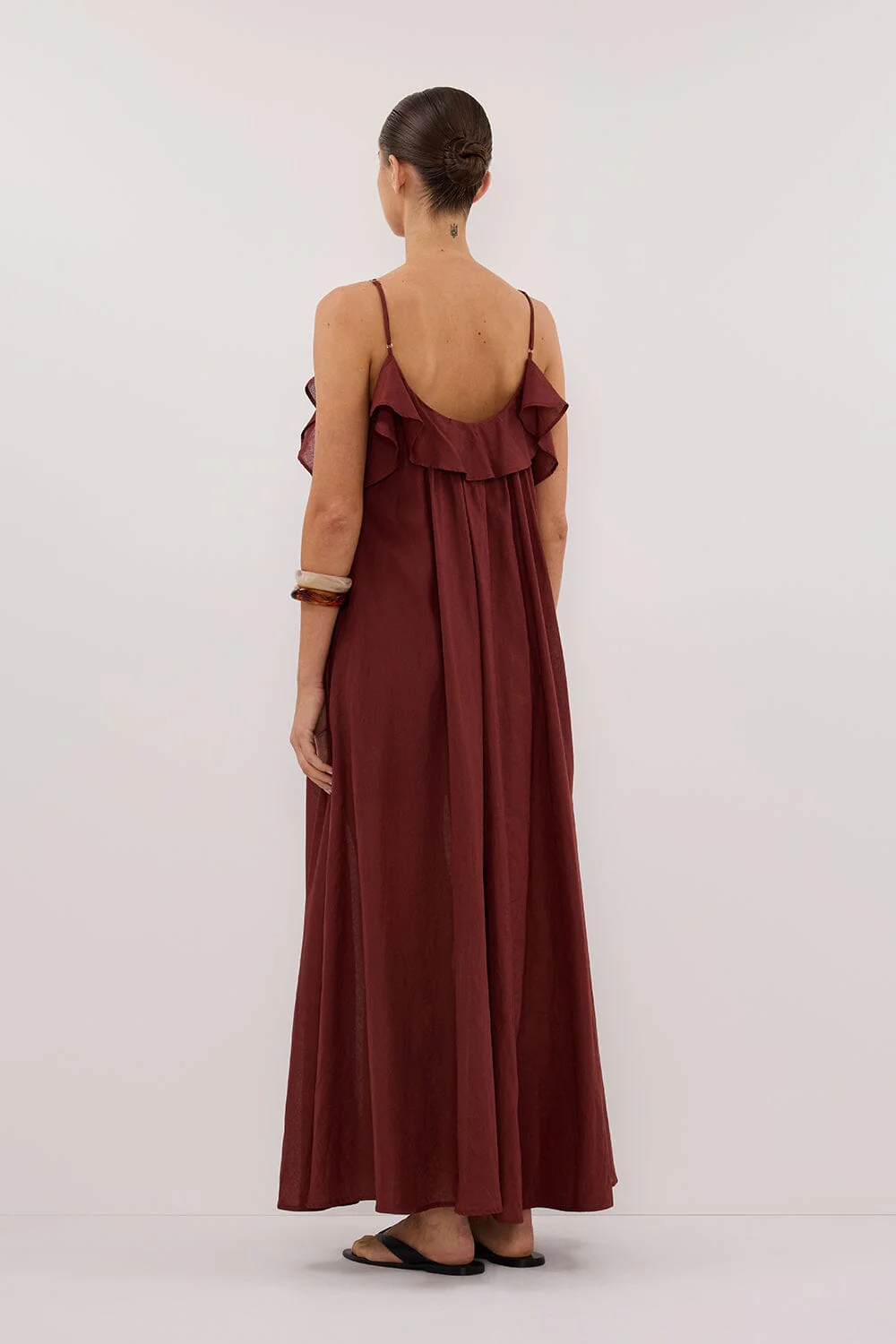 CAPRI SAHARA LINEN BLEND MAXI DRESS - Image 4