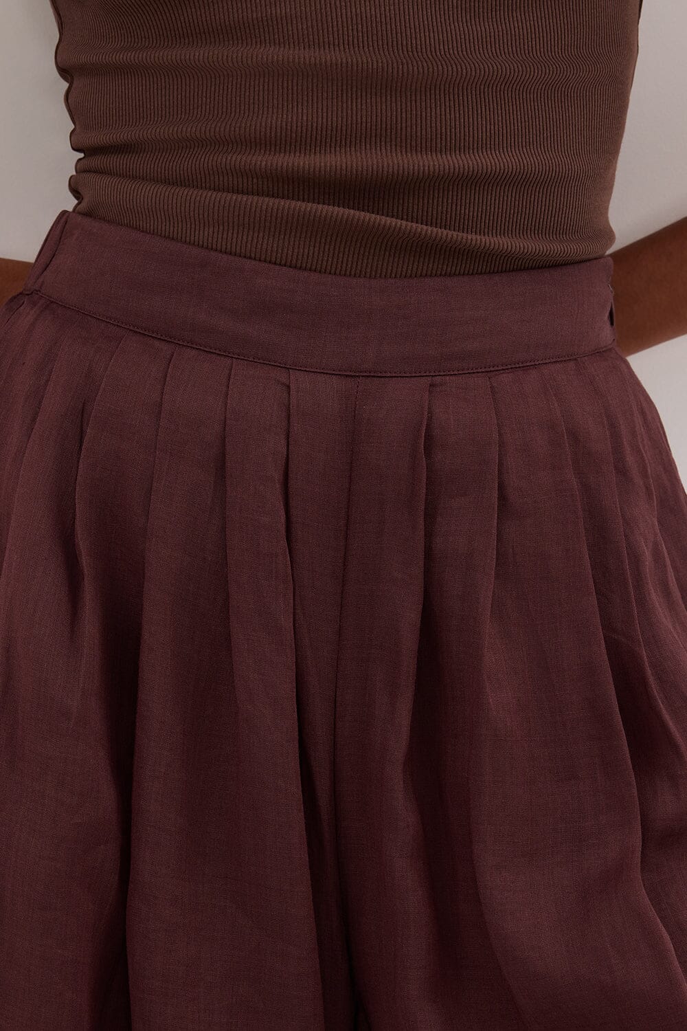 CARMEL WALNUT RAMIE PANT - Image 5