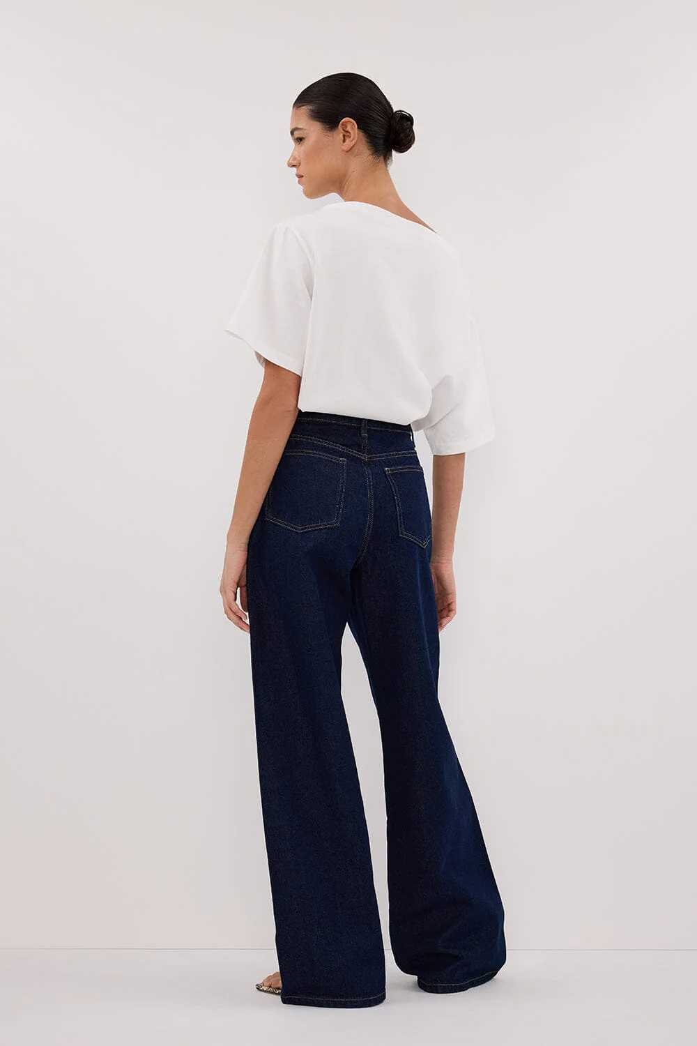 CARSON INDIGO TALL WIDE LEG JEAN - Image 4