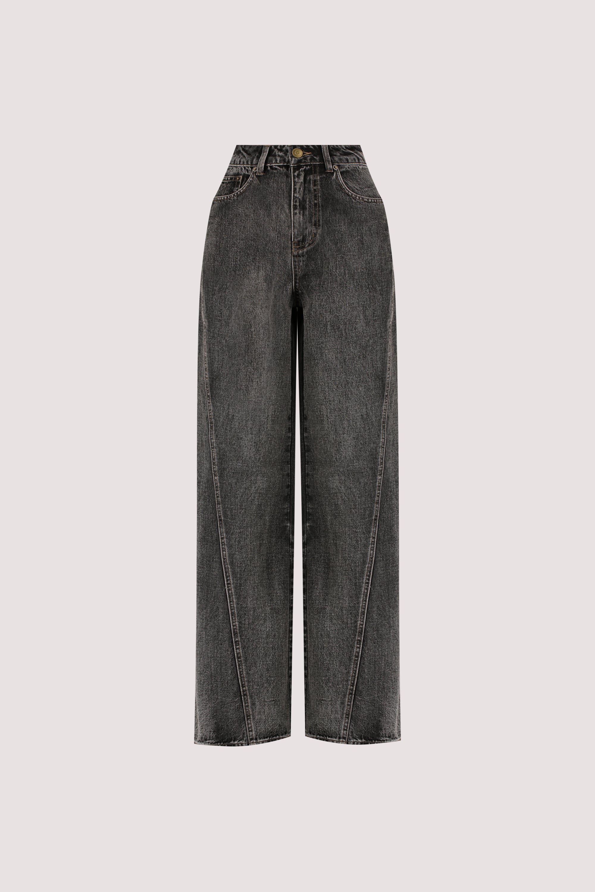 CARSON WASHED BLACK TALL WIDE LEG JEAN - Image 6