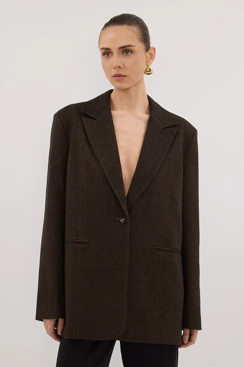CHARLIE CHOC WOOL BLEND BLAZER - Image 2
