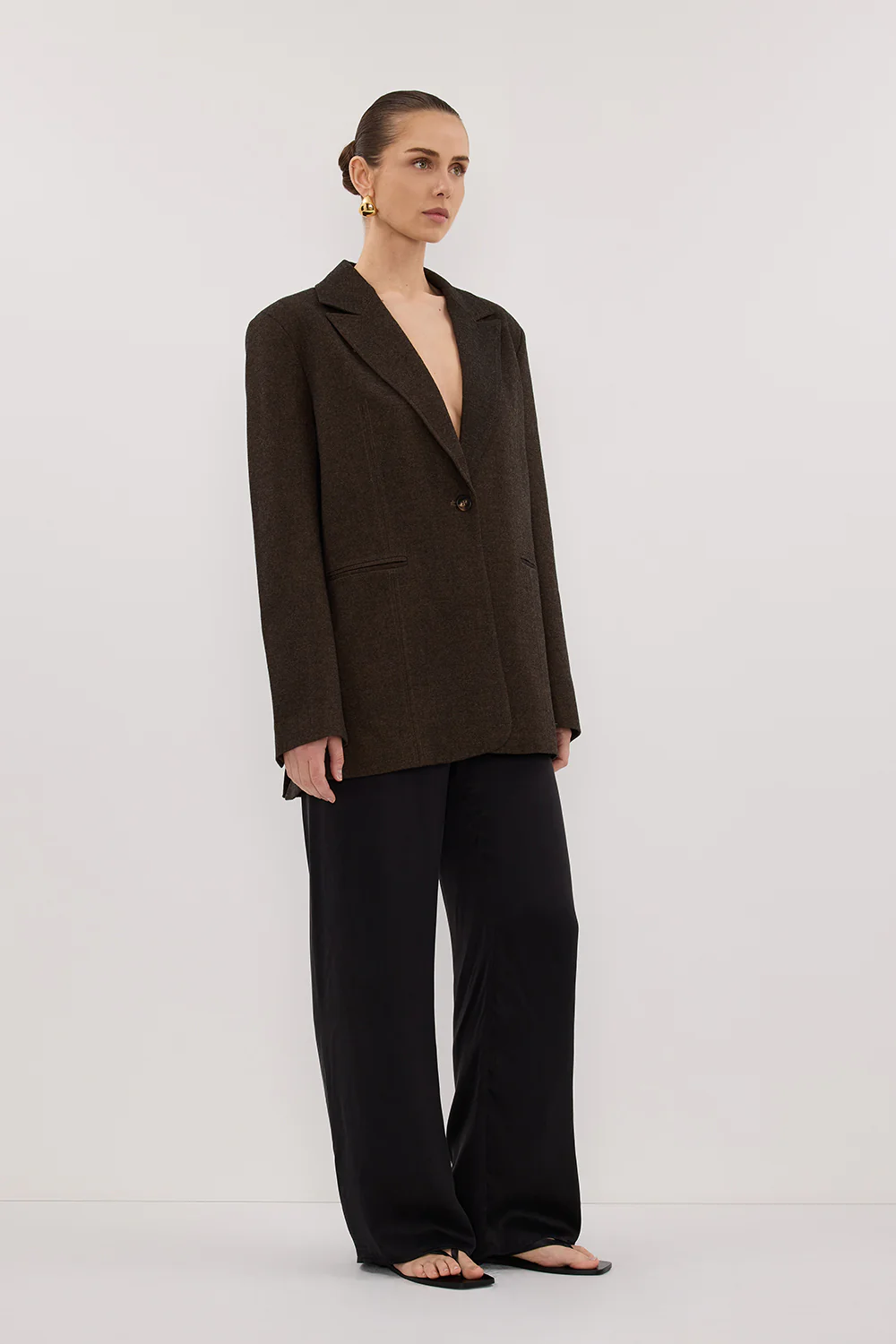 CHARLIE CHOC WOOL BLEND BLAZER - Image 3