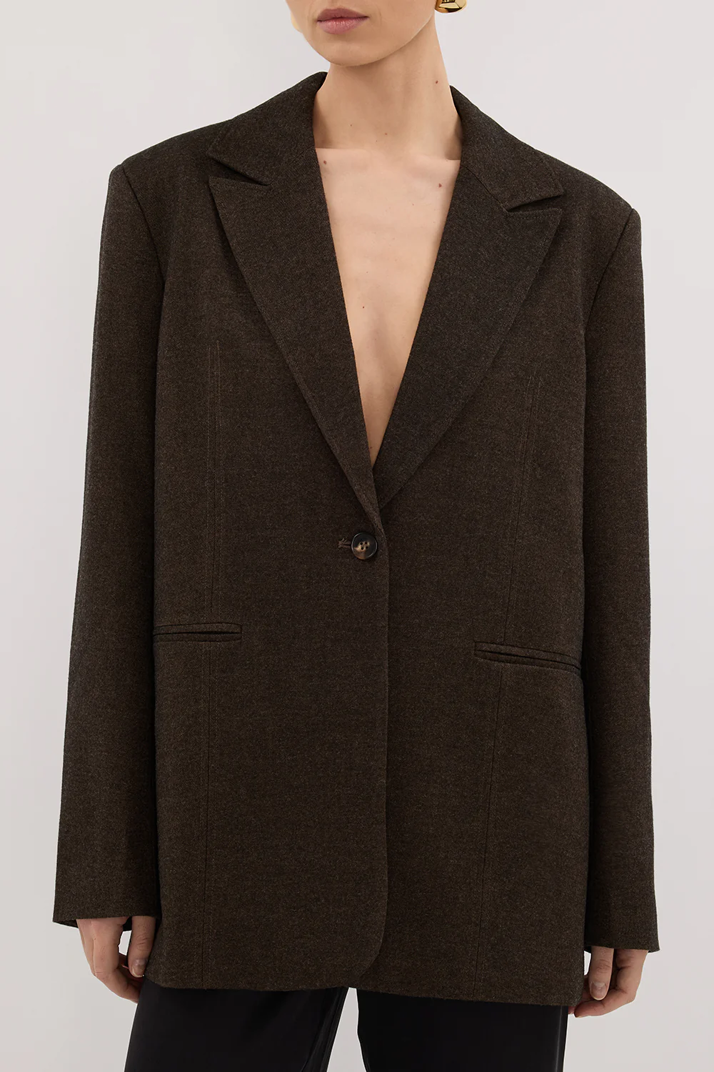 CHARLIE CHOC WOOL BLEND BLAZER - Image 5