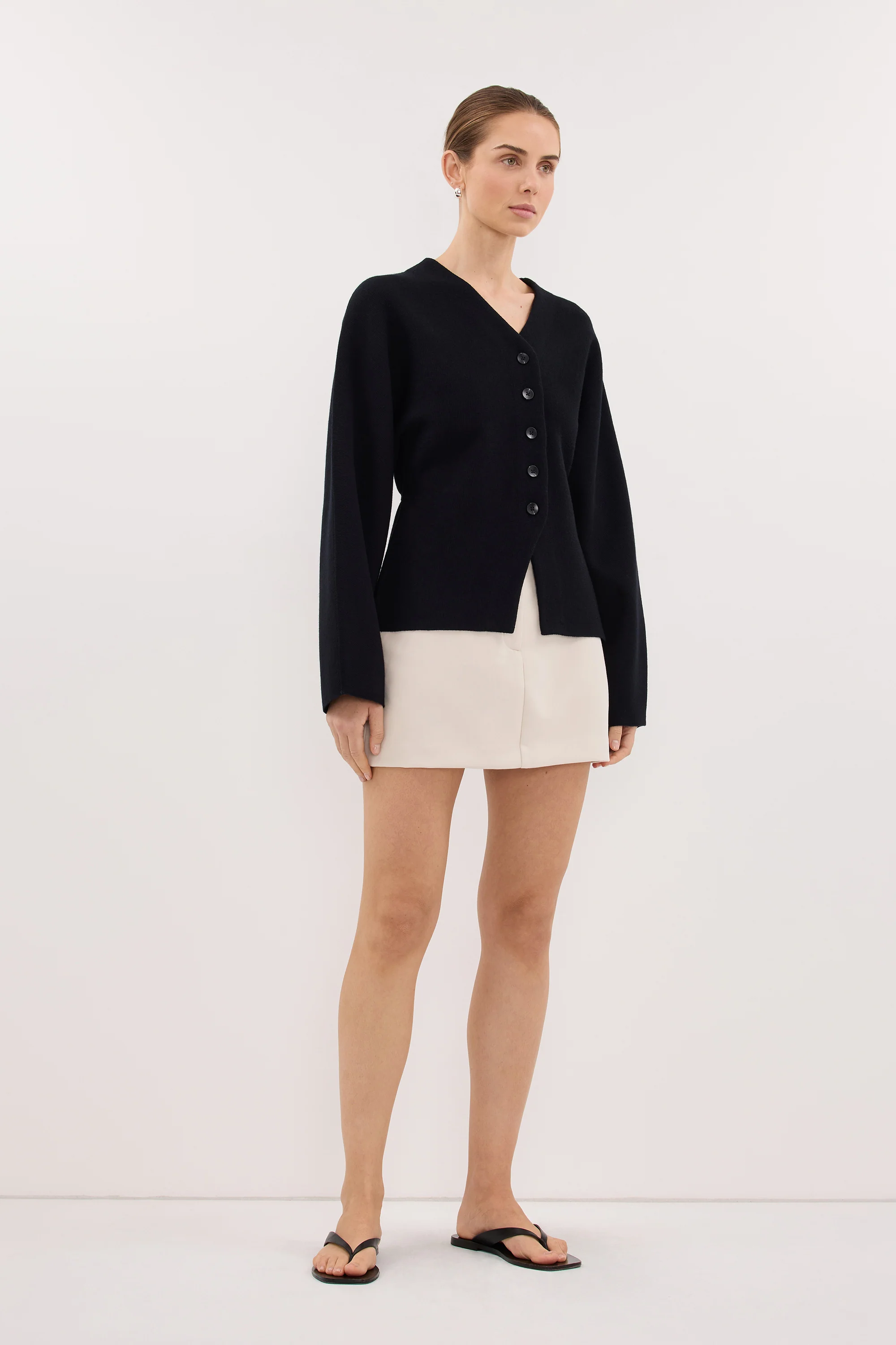 CHELSEA BONE TAILORED SKORT - Image 3
