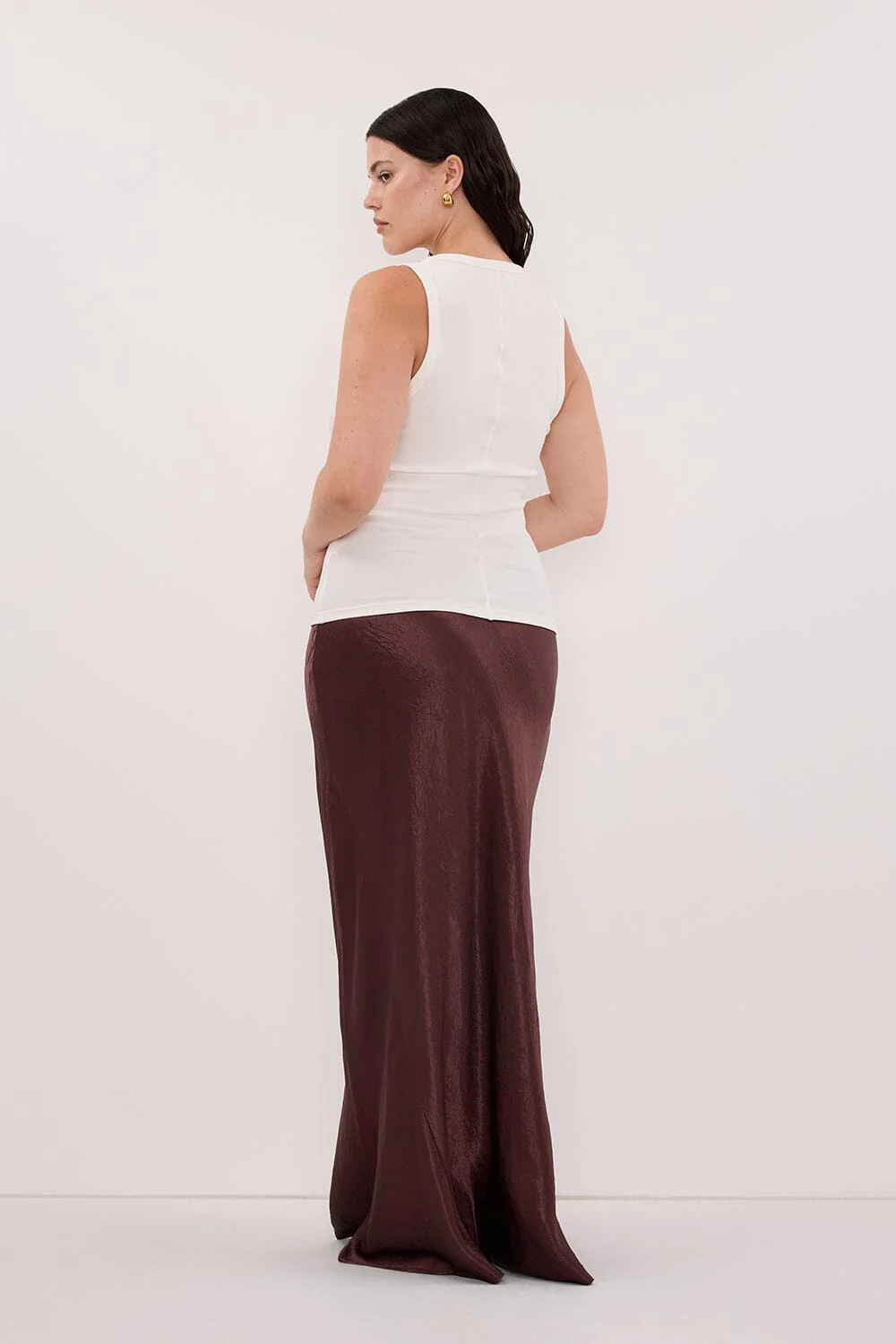 CLARA OFF WHITE SCOOP NECK TANK TOP - Image 8