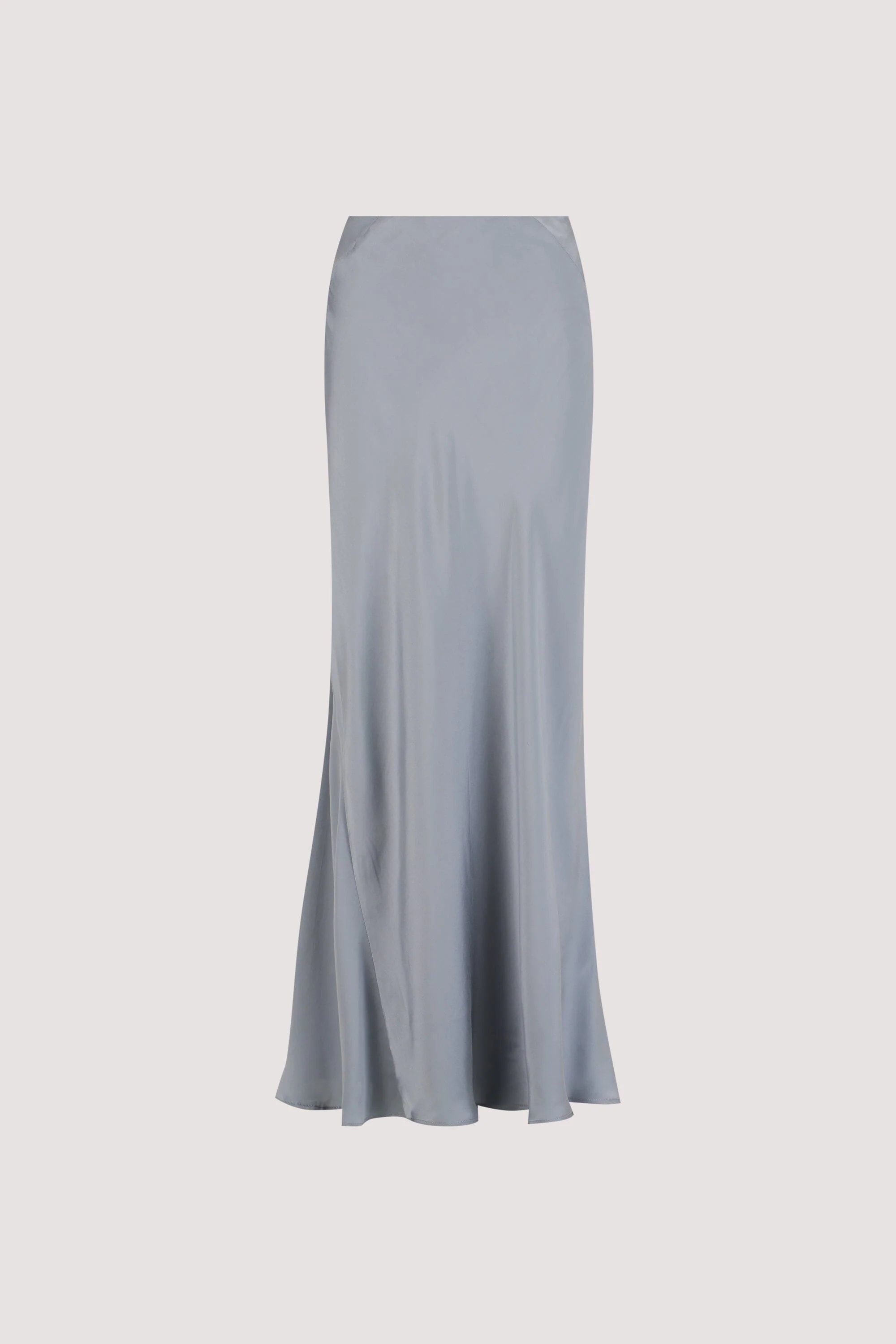 COLETTE DUSTY BLUE SILK MAXI SKIRT - Image 6