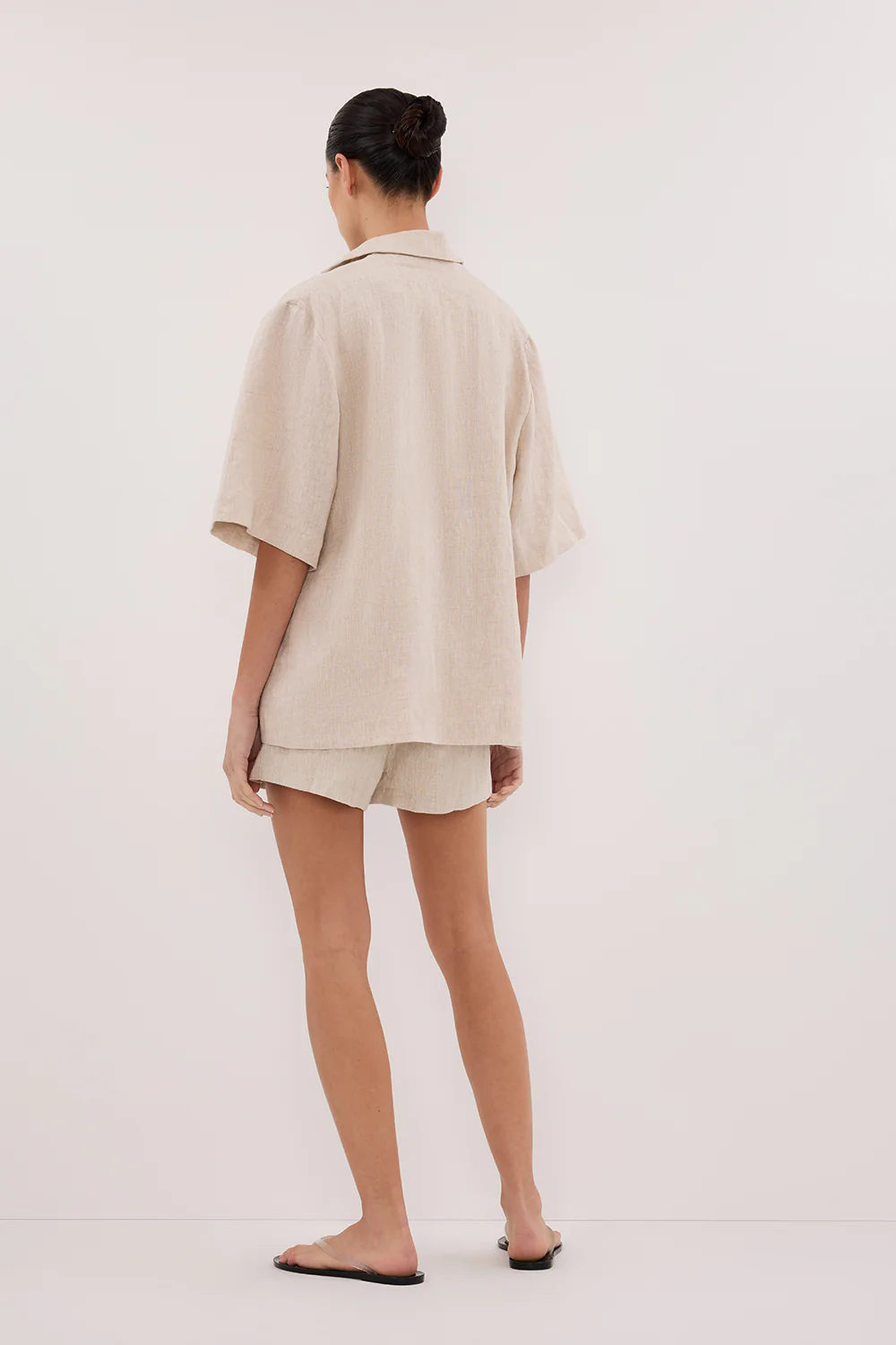 CORY NATURAL LINEN SHORT - Image 4