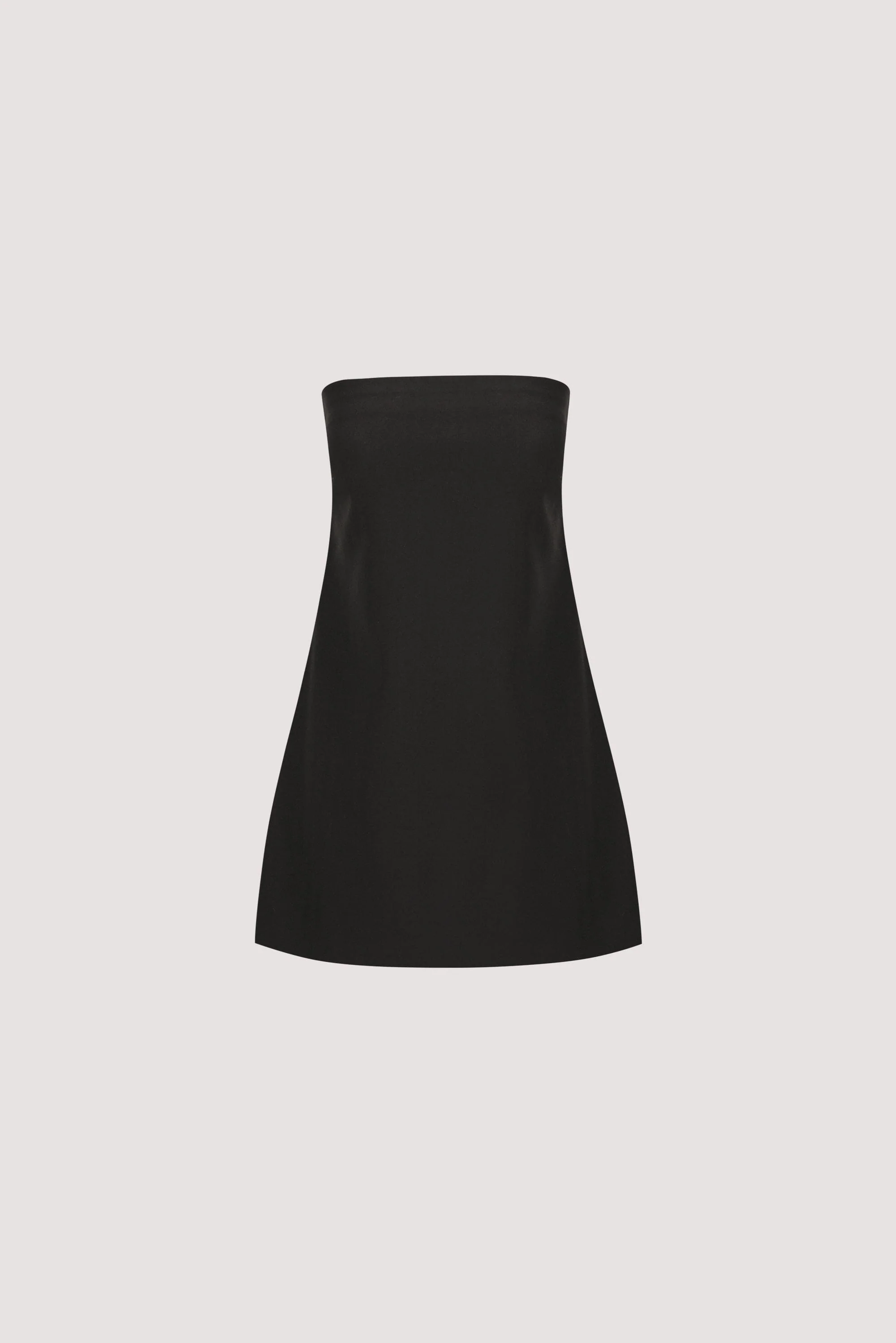 CYRUS BLACK STRAPLESS TUNIC TOP - Image 6