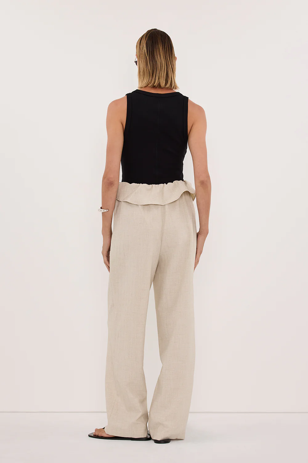 CYRUS NATURAL MARLE FISHERMAN PANT - Image 5