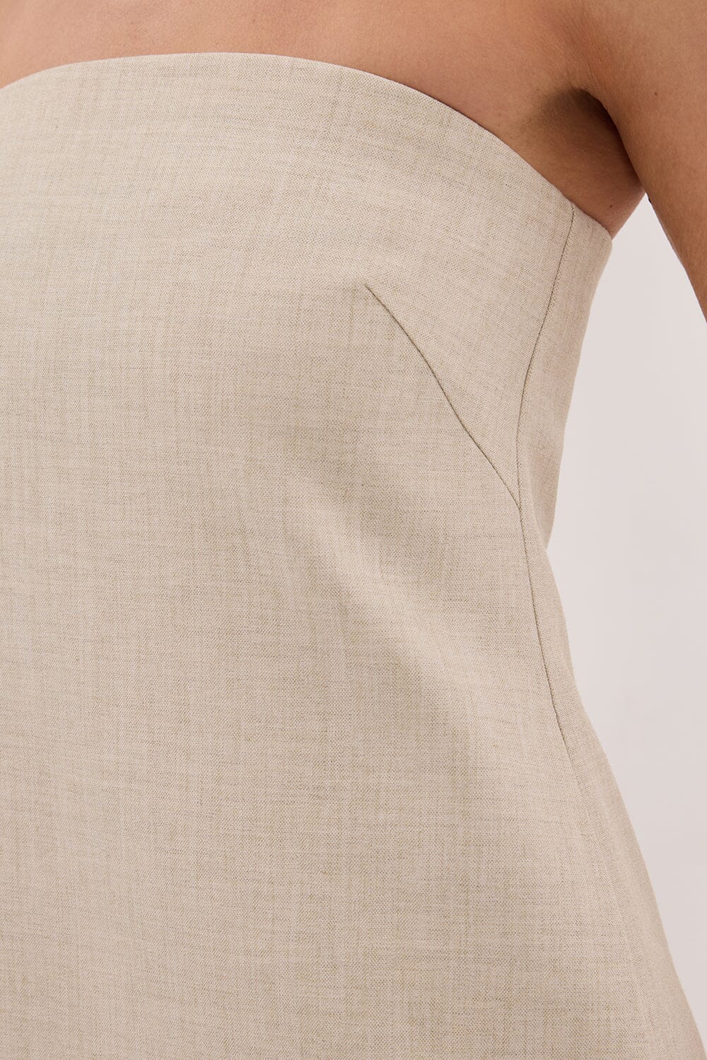 CYRUS NATURAL STRAPLESS TUNIC TOP - Image 6