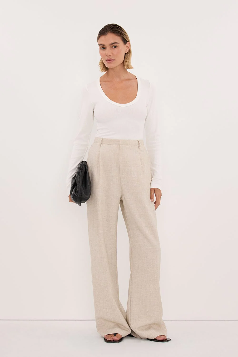 CYRUS NATURAL TAILORED PANT - Image 2