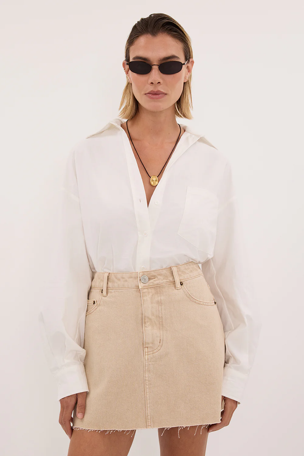 DANA BUFF DENIM SKIRT - Image 2