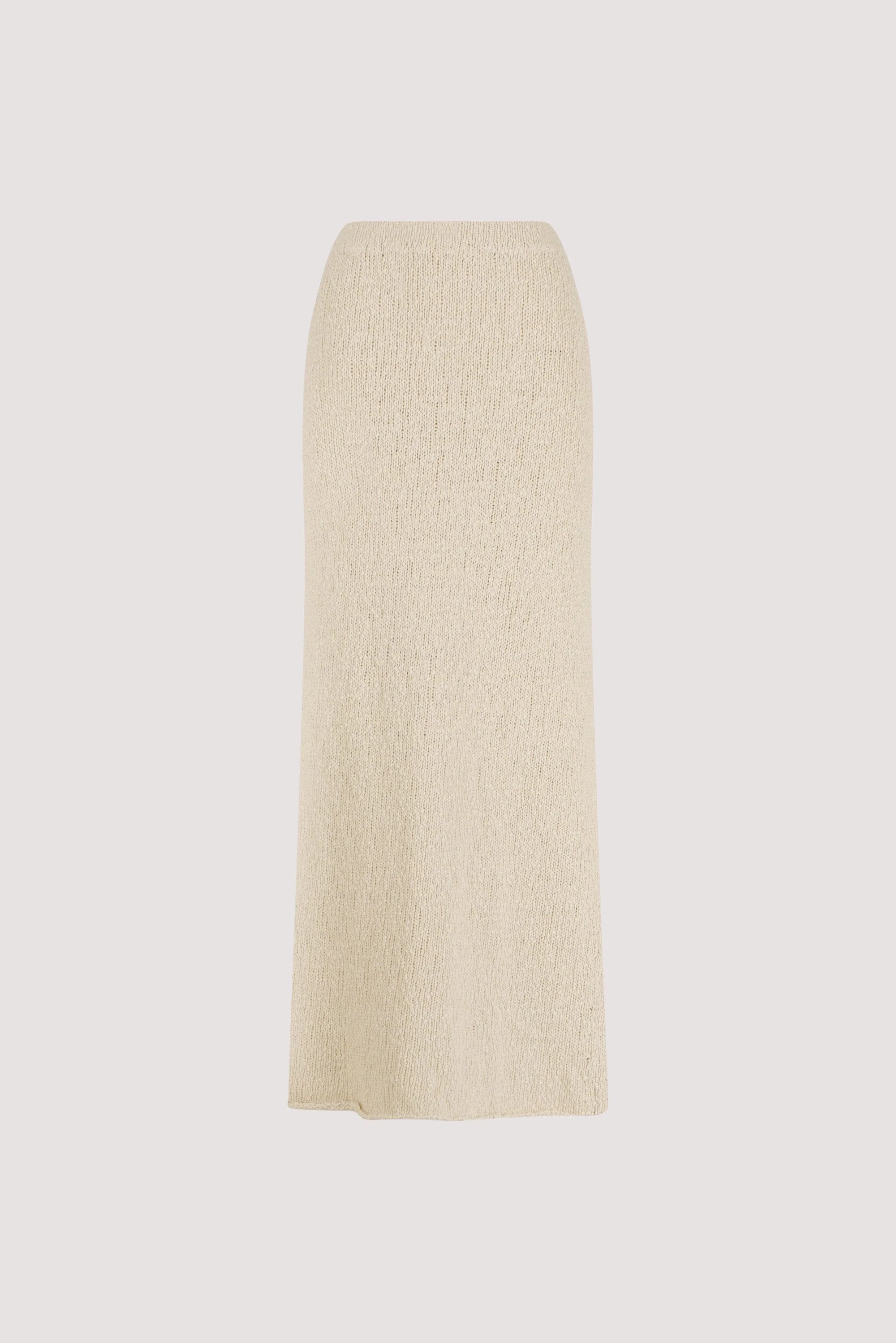 DINA NATURAL KNIT MIDI SKIRT - Image 7