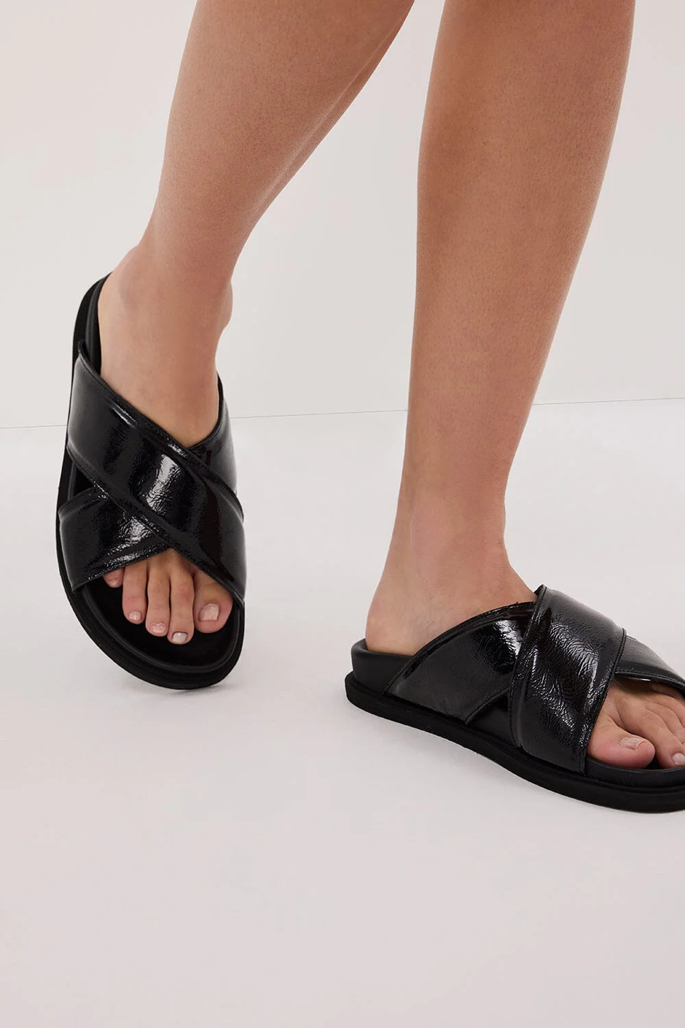 DOF STUDIOS BLACK ROSA SANDAL - Image 3