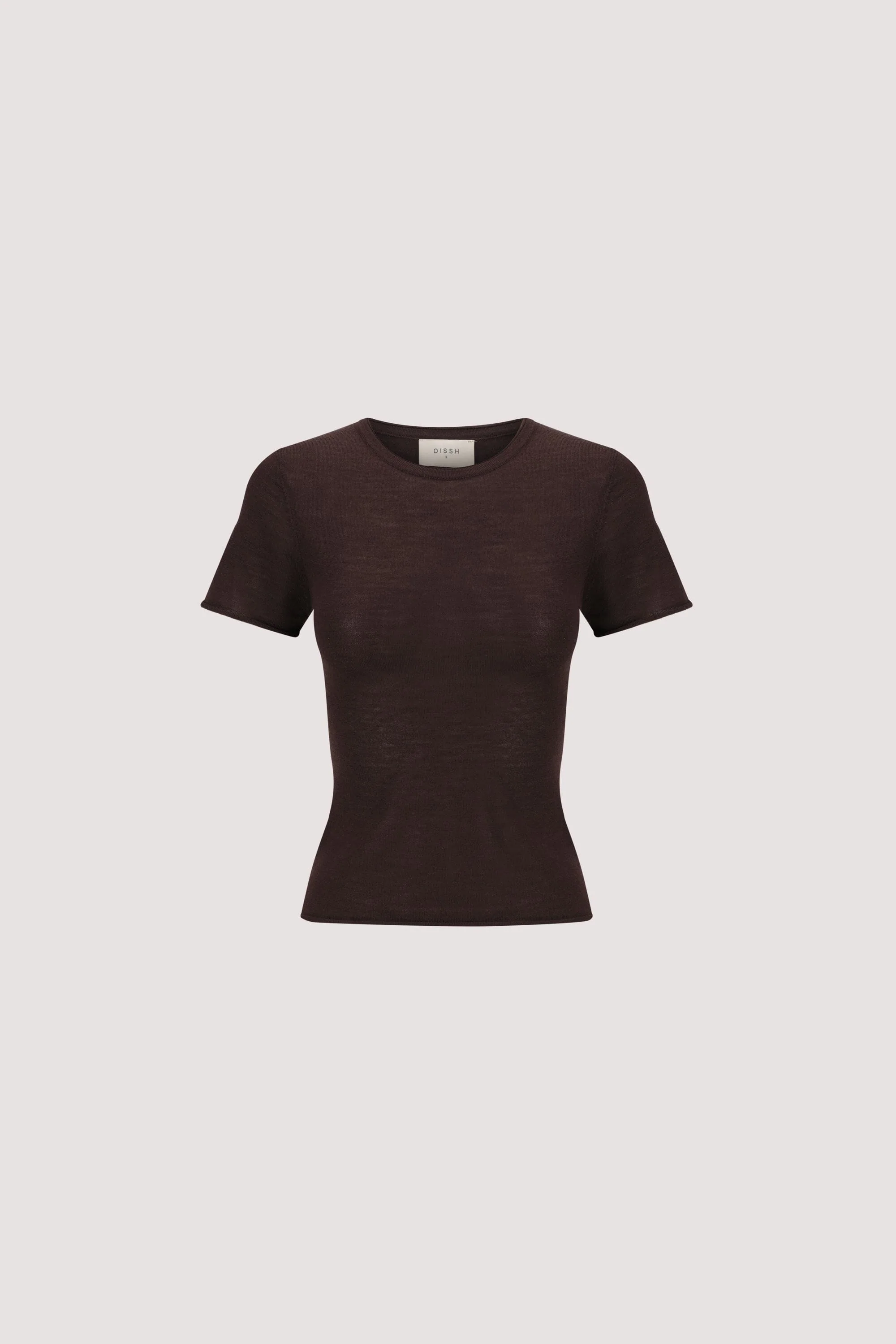 DUKE BITTER CHOC MERINO KNIT BABY TEE - Image 6