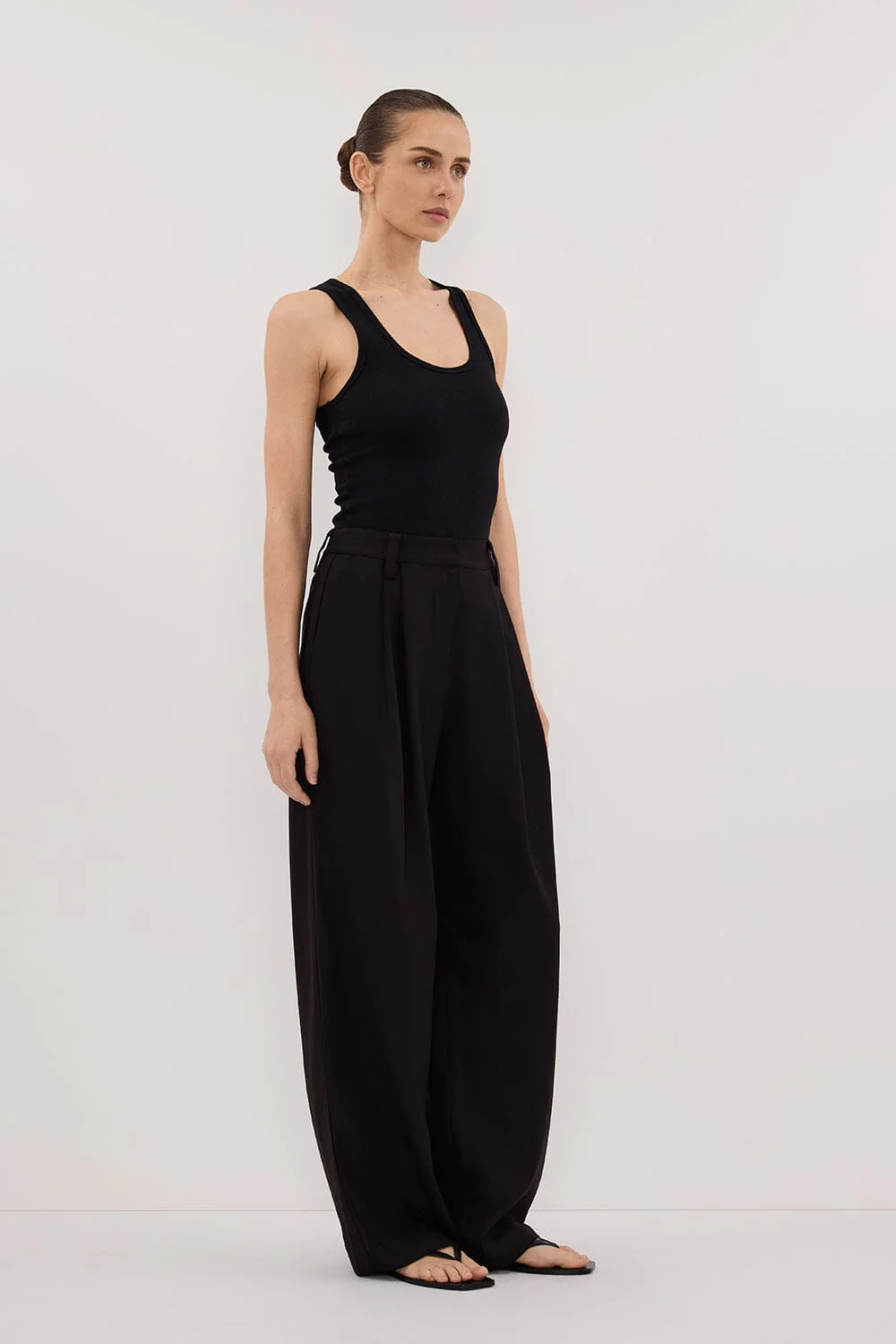 EDEN BLACK TAILORED PANT - Image 4