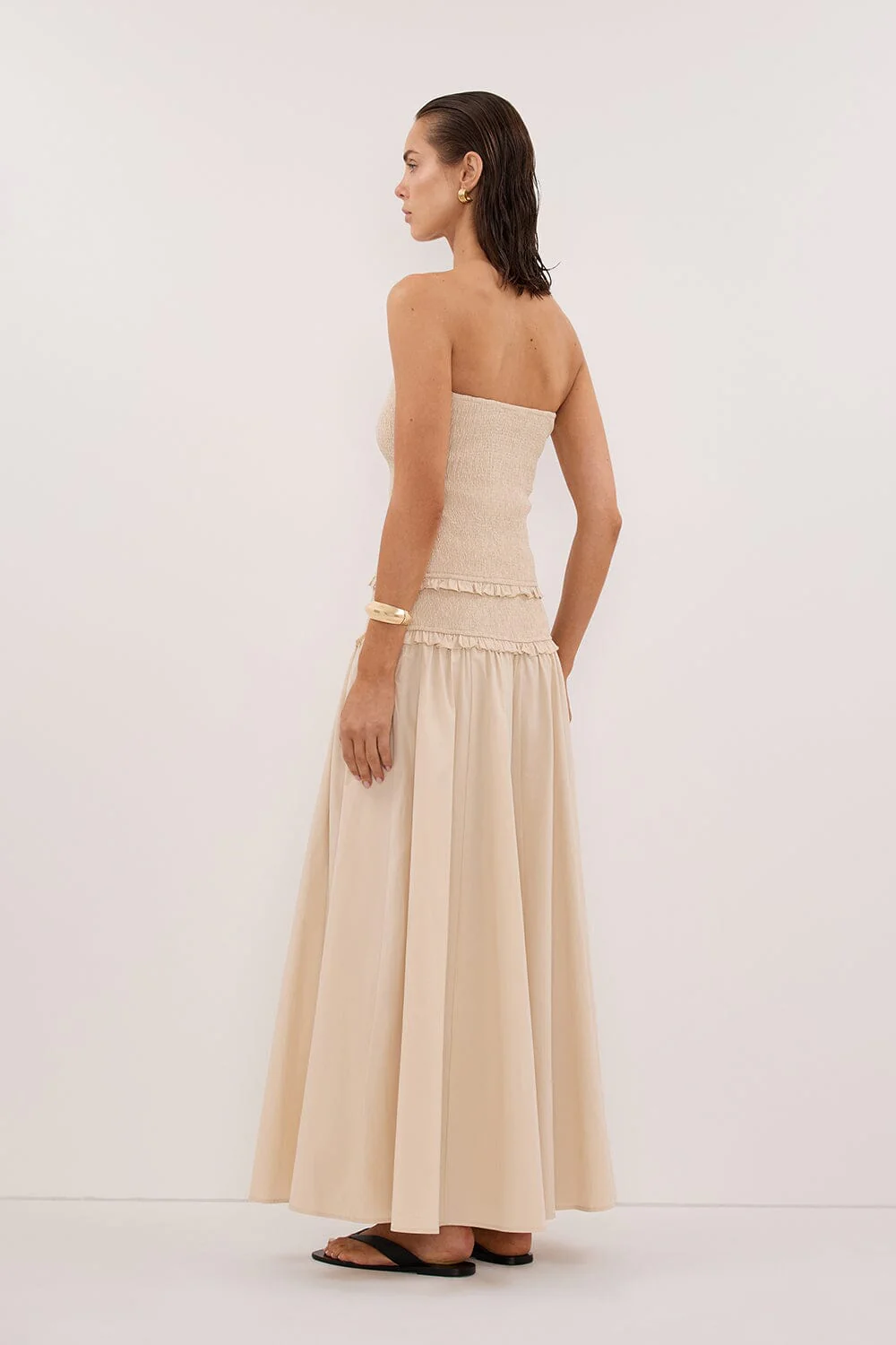 EDIE STONE STRAPLESS COTTON TOP - Image 4