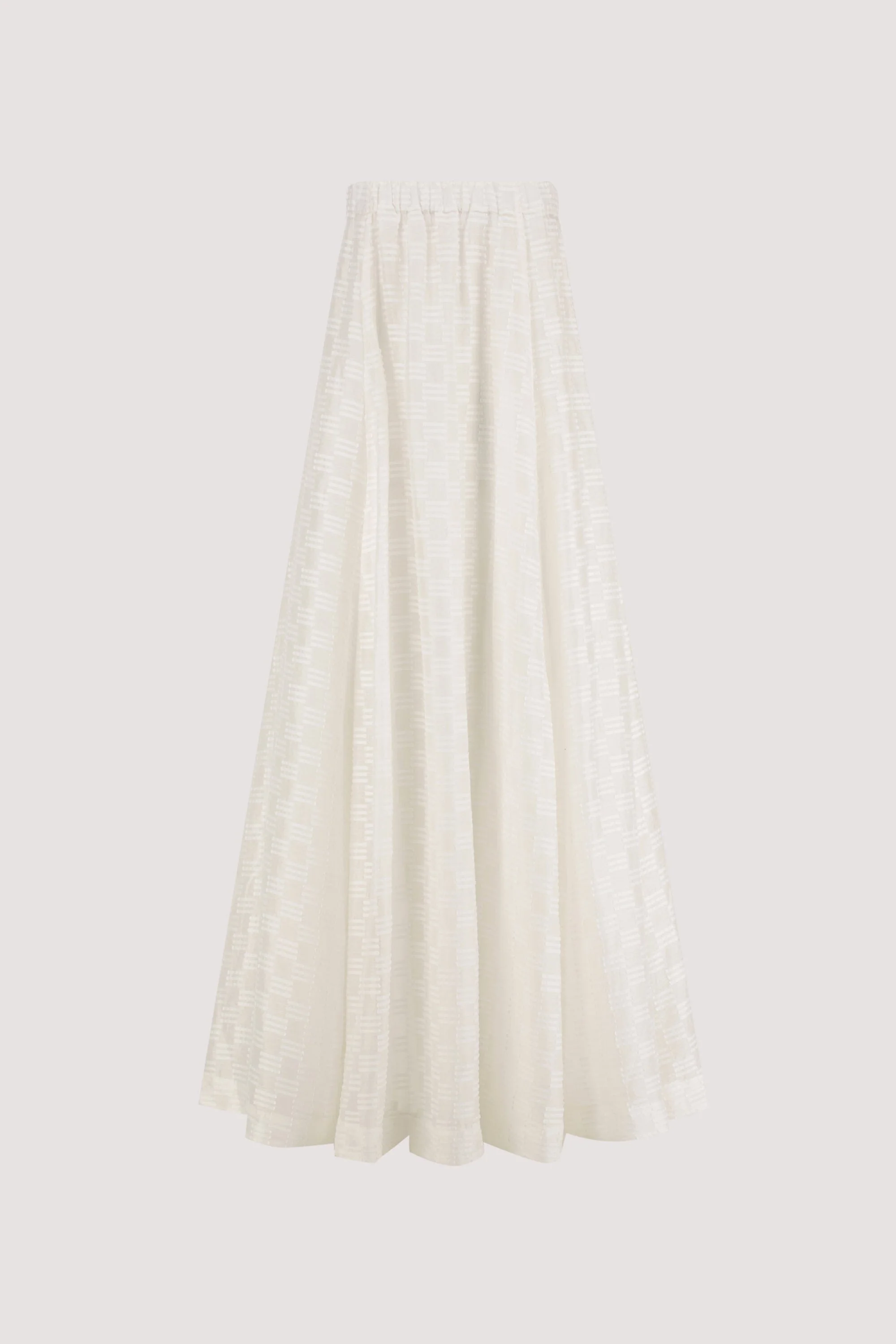 ELBA WHITE SHEER STRAPLESS MIDI DRESS - Image 7