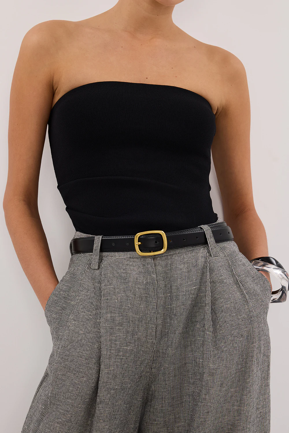 ELIAS CHARCOAL LINEN BLEND PANT - Image 6
