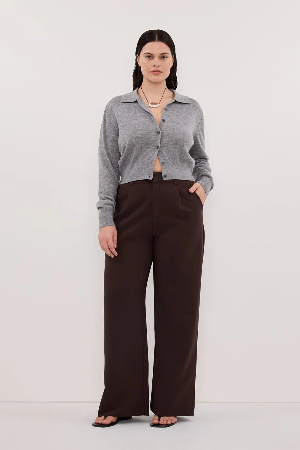 ELLE DARK CHOCOLATE PANT - Image 6